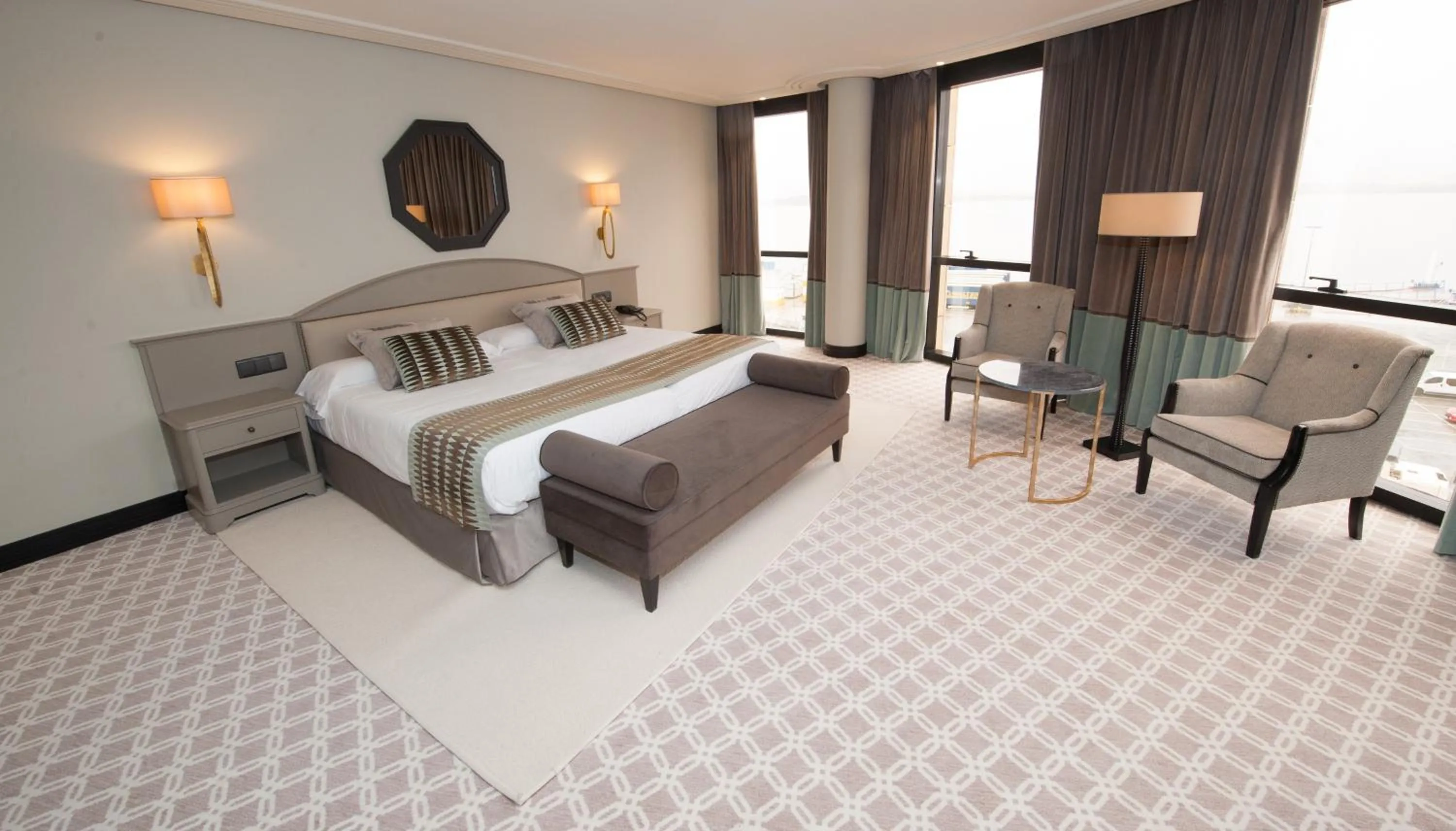 Bedroom, Bed in Hotel Bahía