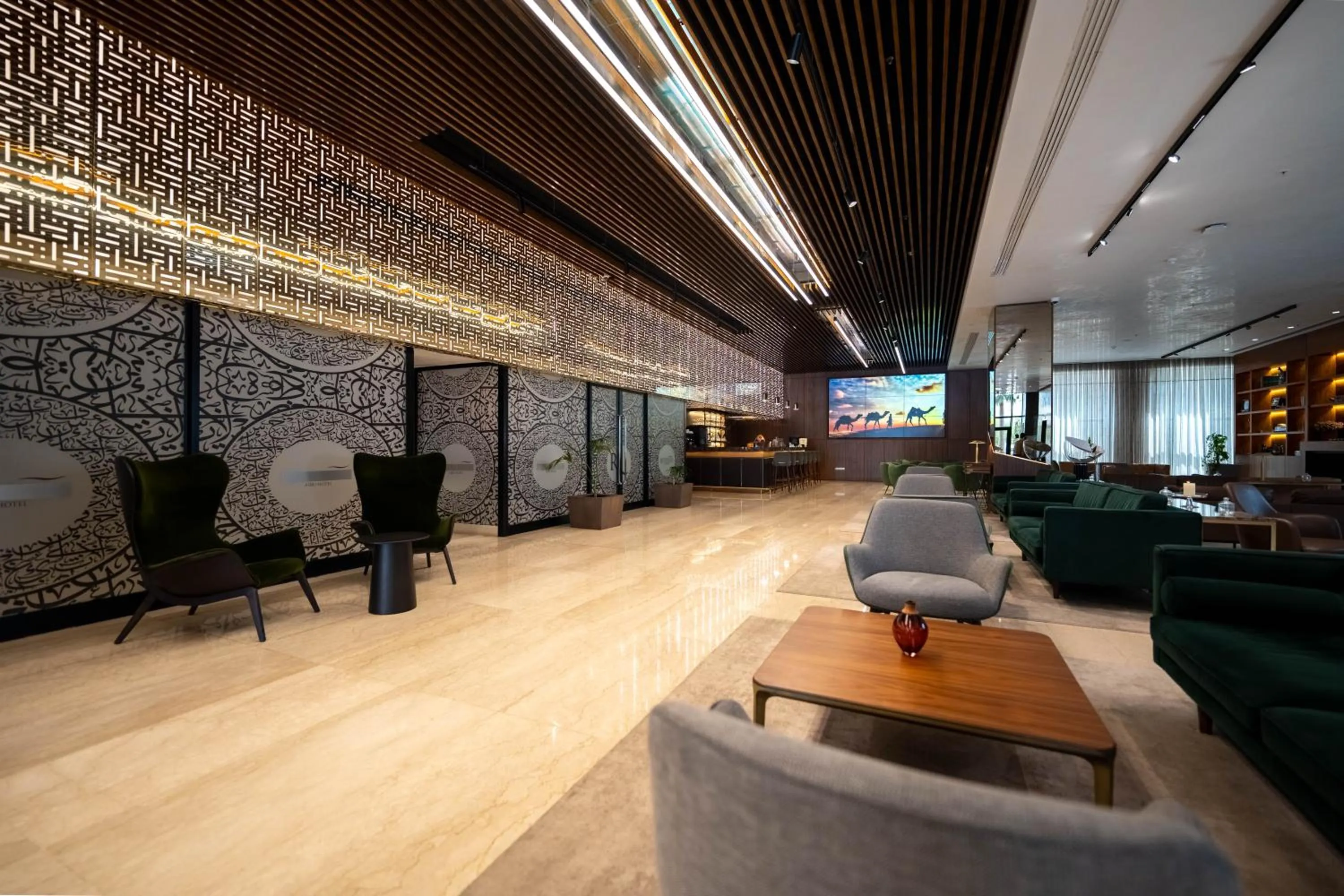 Lobby or reception in Hotel Royal ASBU Tunis