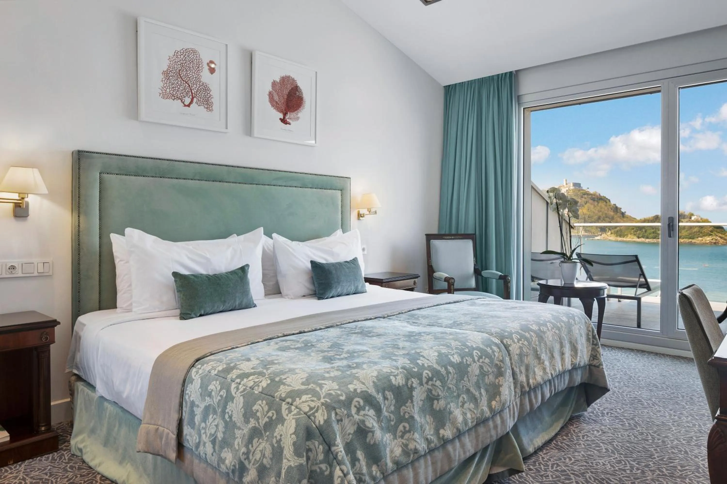 Bed in Hotel de Londres y de Inglaterra