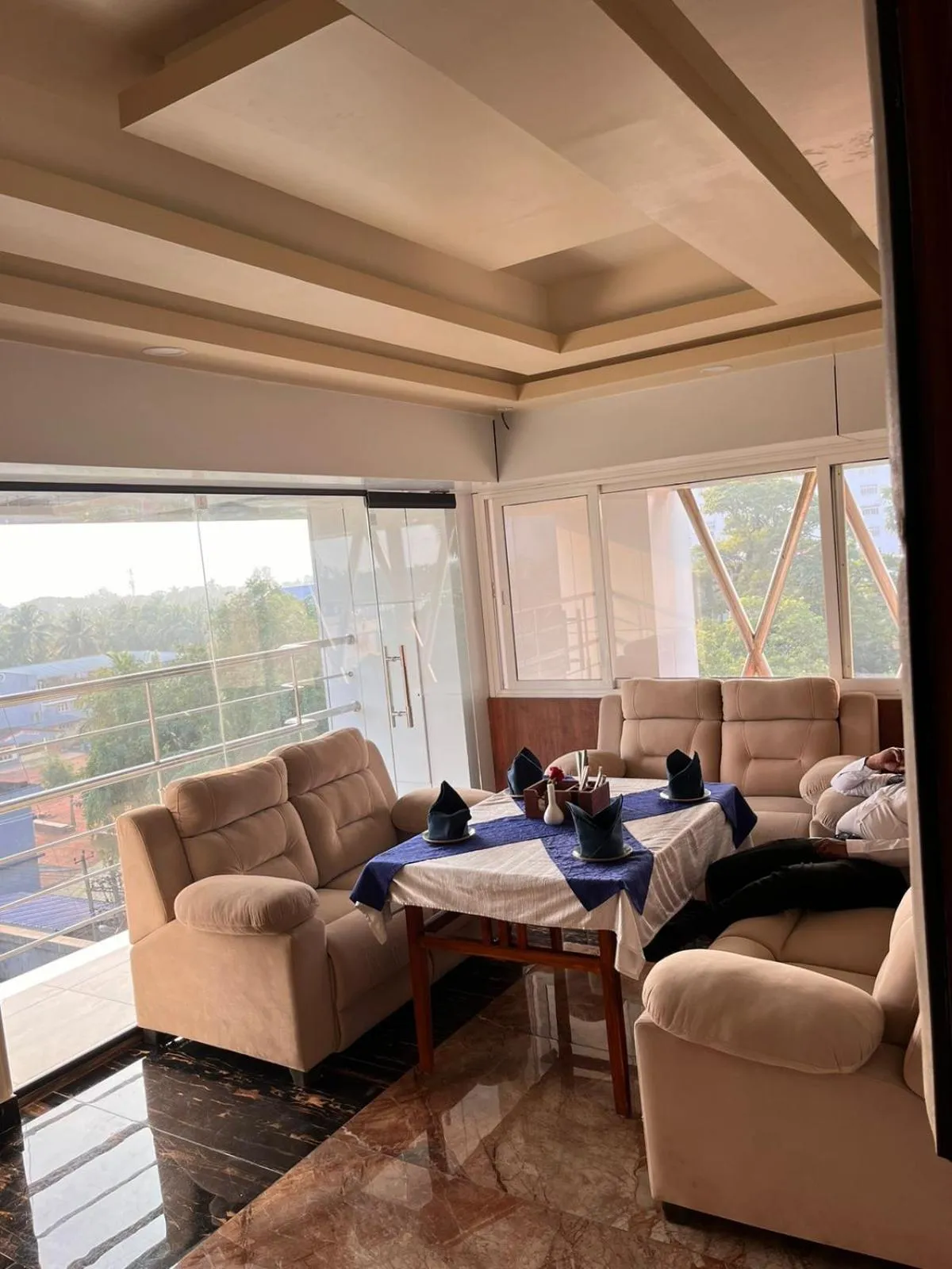 Seating area in Hotel EDEN