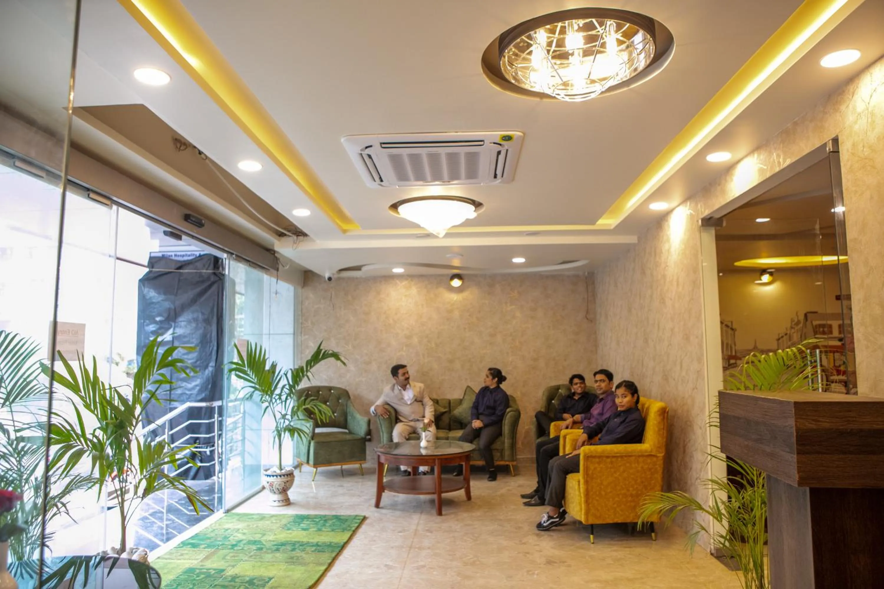 Seating area in Hotel EDEN