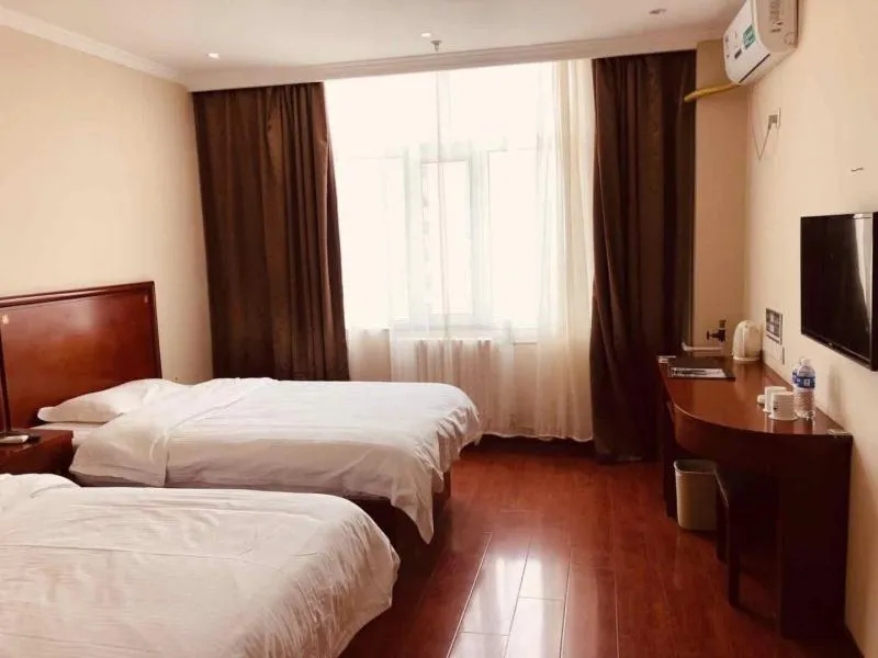 Bed in GreenTree Inn Zhangjiakou Yu County Bus Station Business Hotel