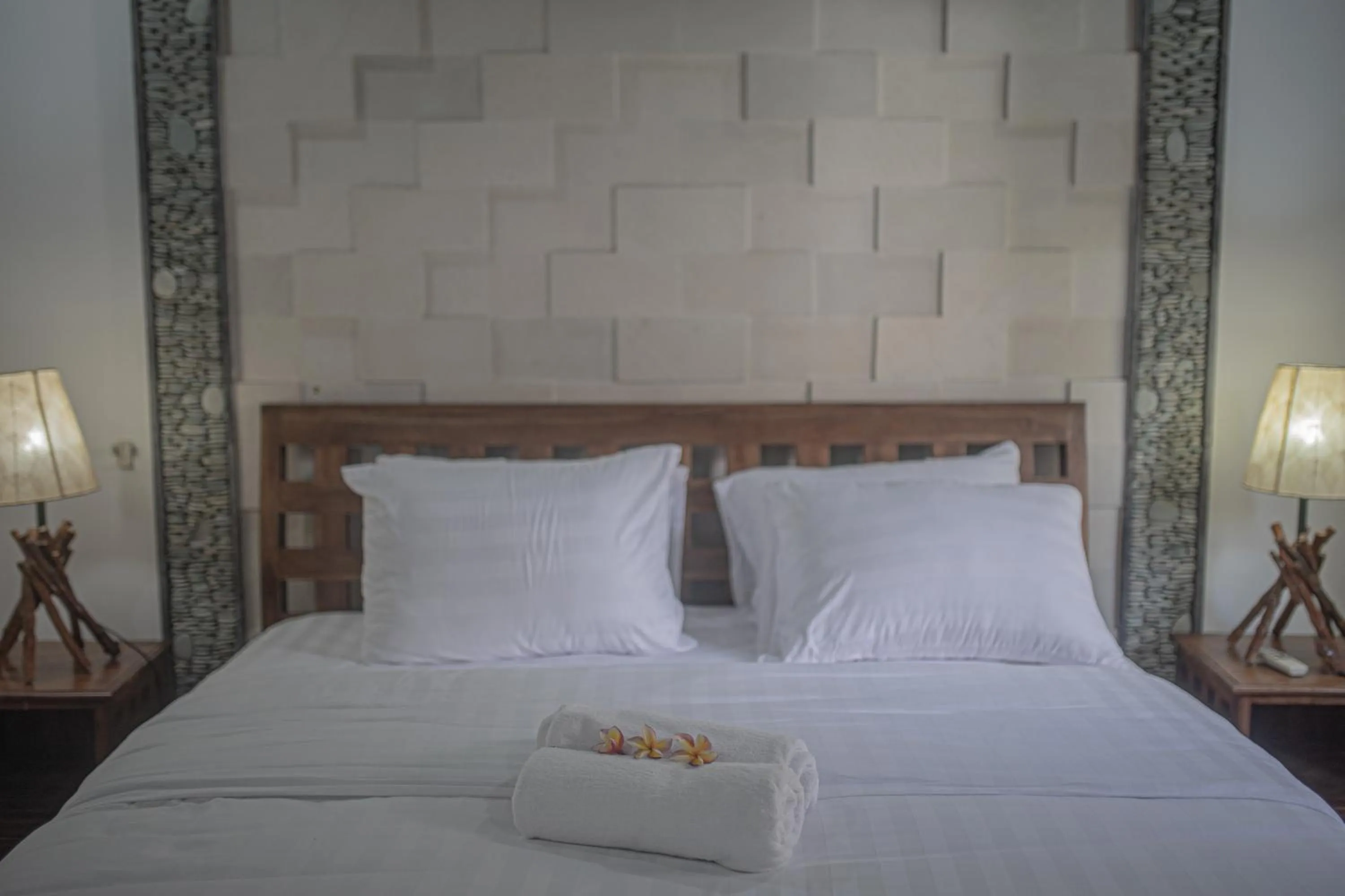 Bed in Panorama Cottages I