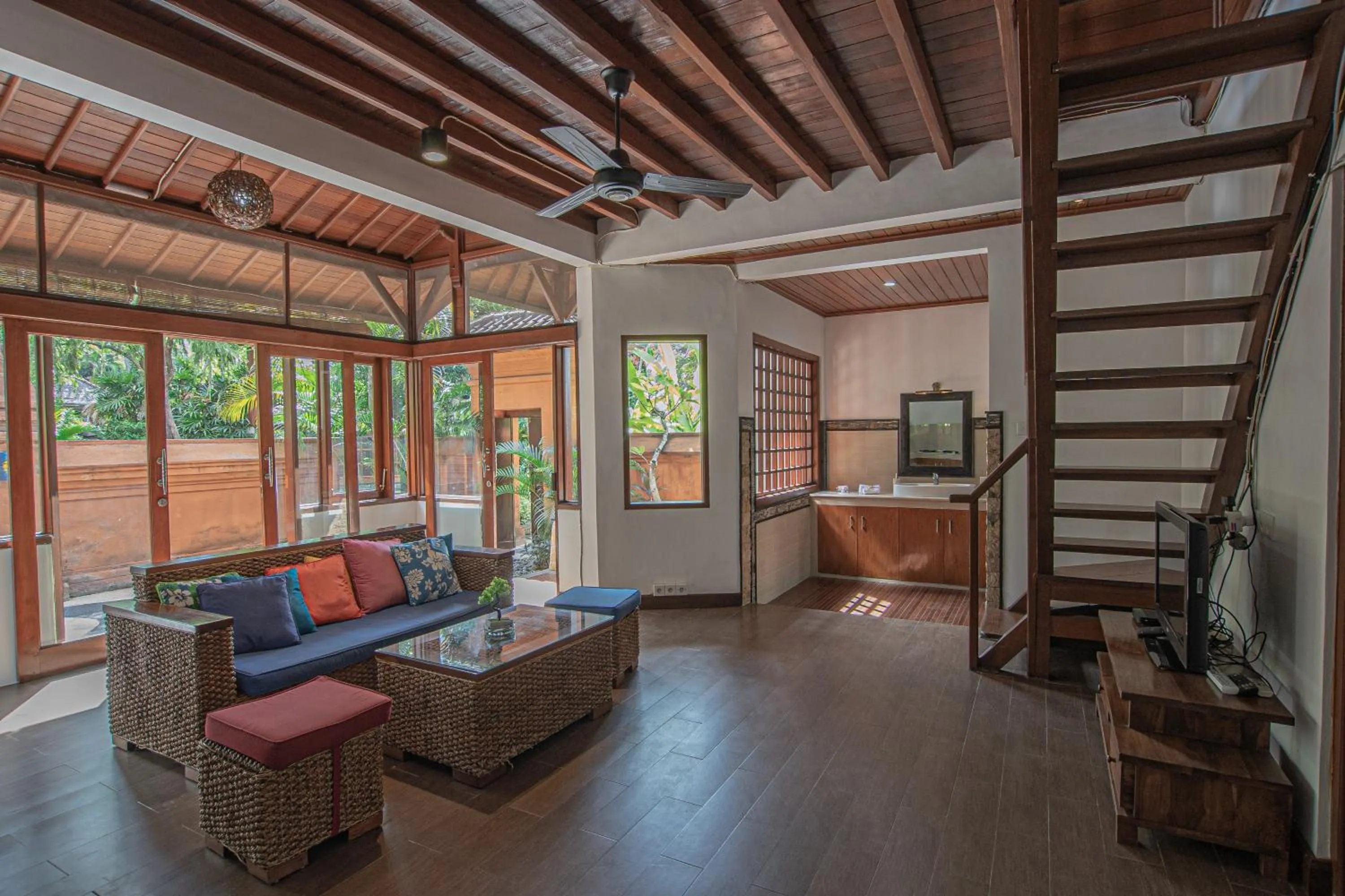 Living room in Panorama Cottages I
