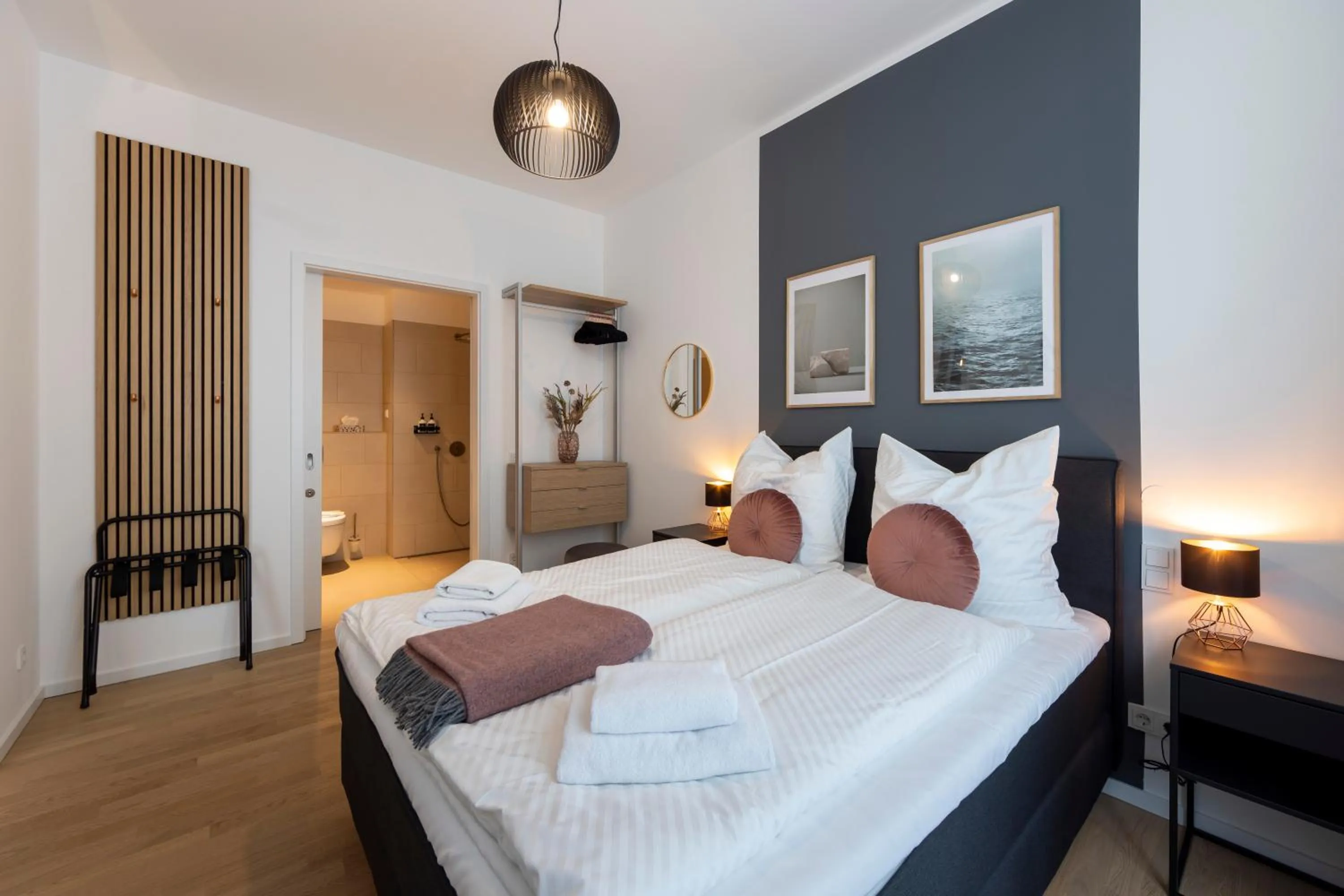 Bed in Pure Berlin Apartments - Luxury at Pure Living in City Center