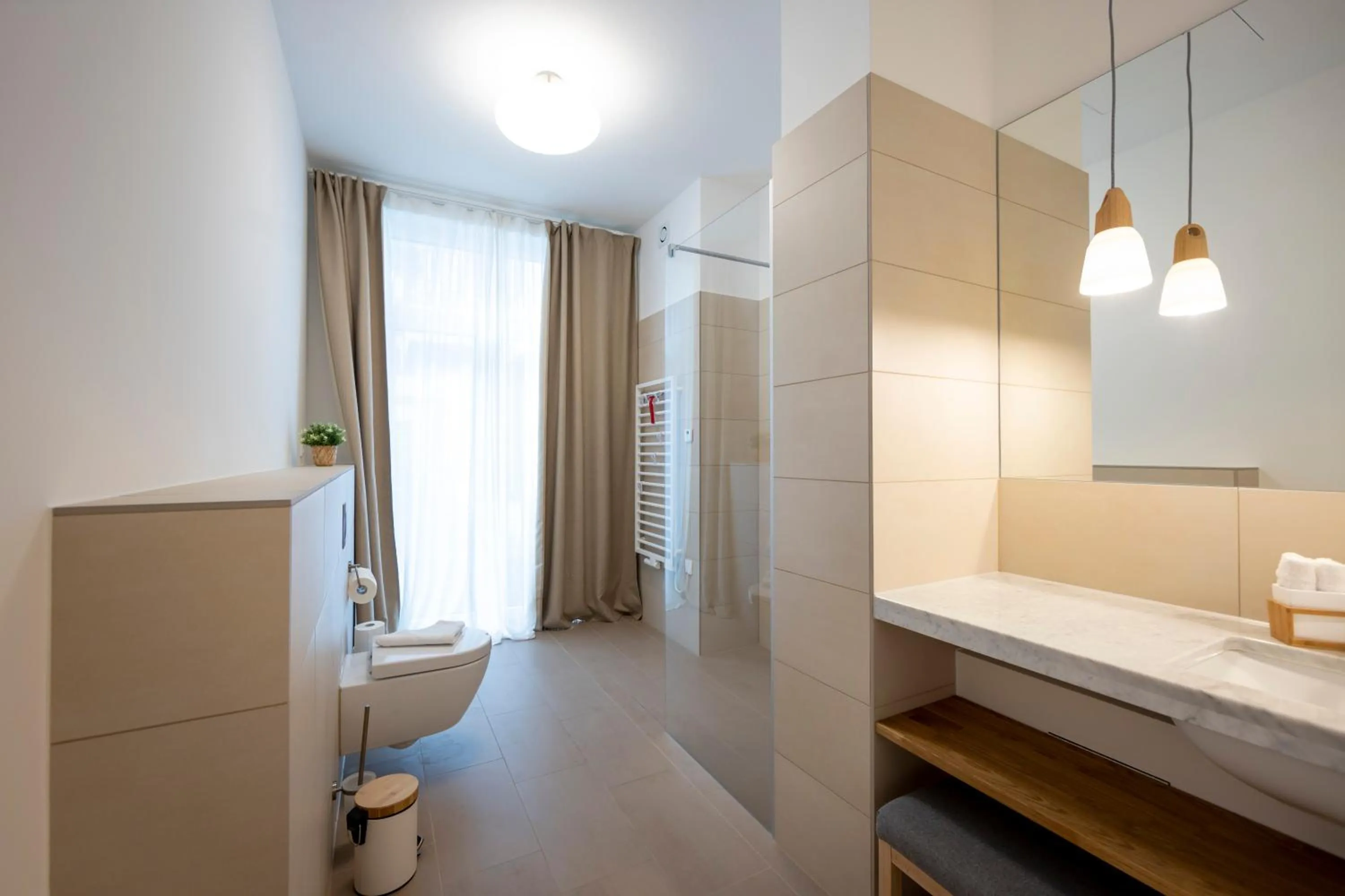 Shower in Pure Berlin Apartments - Luxury at Pure Living in City Center