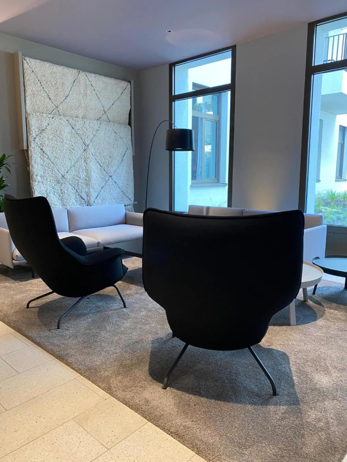 Communal lounge/ TV room, Bed in Pure Berlin Apartments - Luxury at Pure Living in City Center