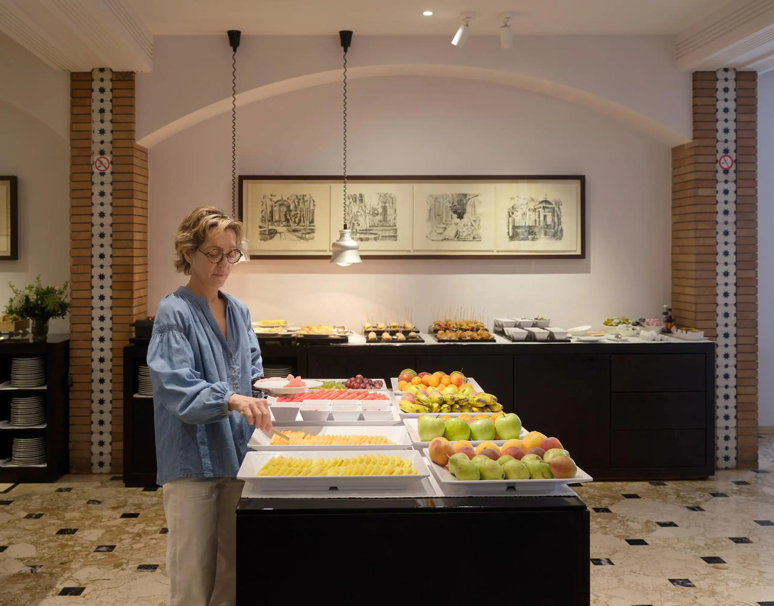 Buffet breakfast in Hotel Fernando III