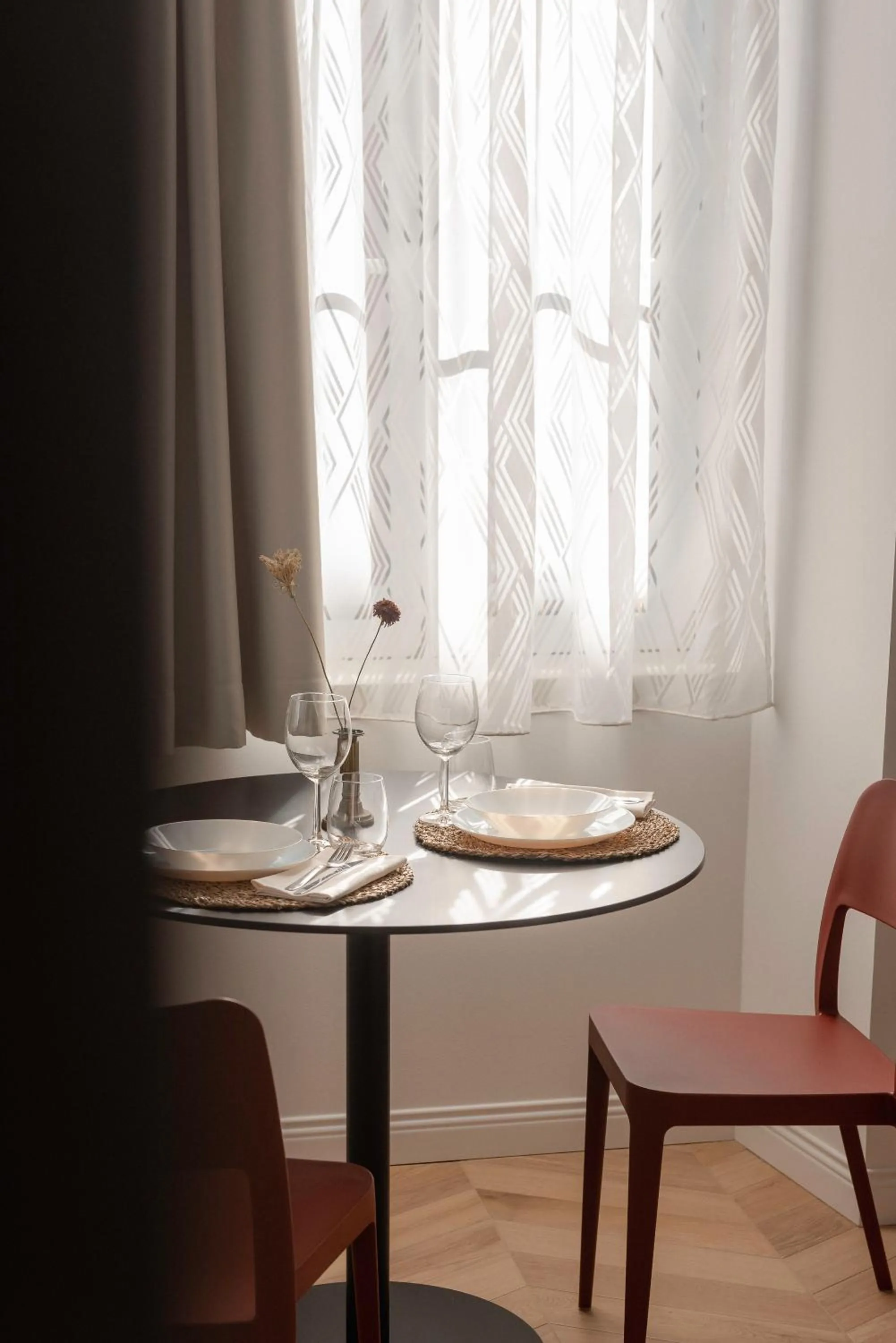 Dining area in Victoria Boutique Suites