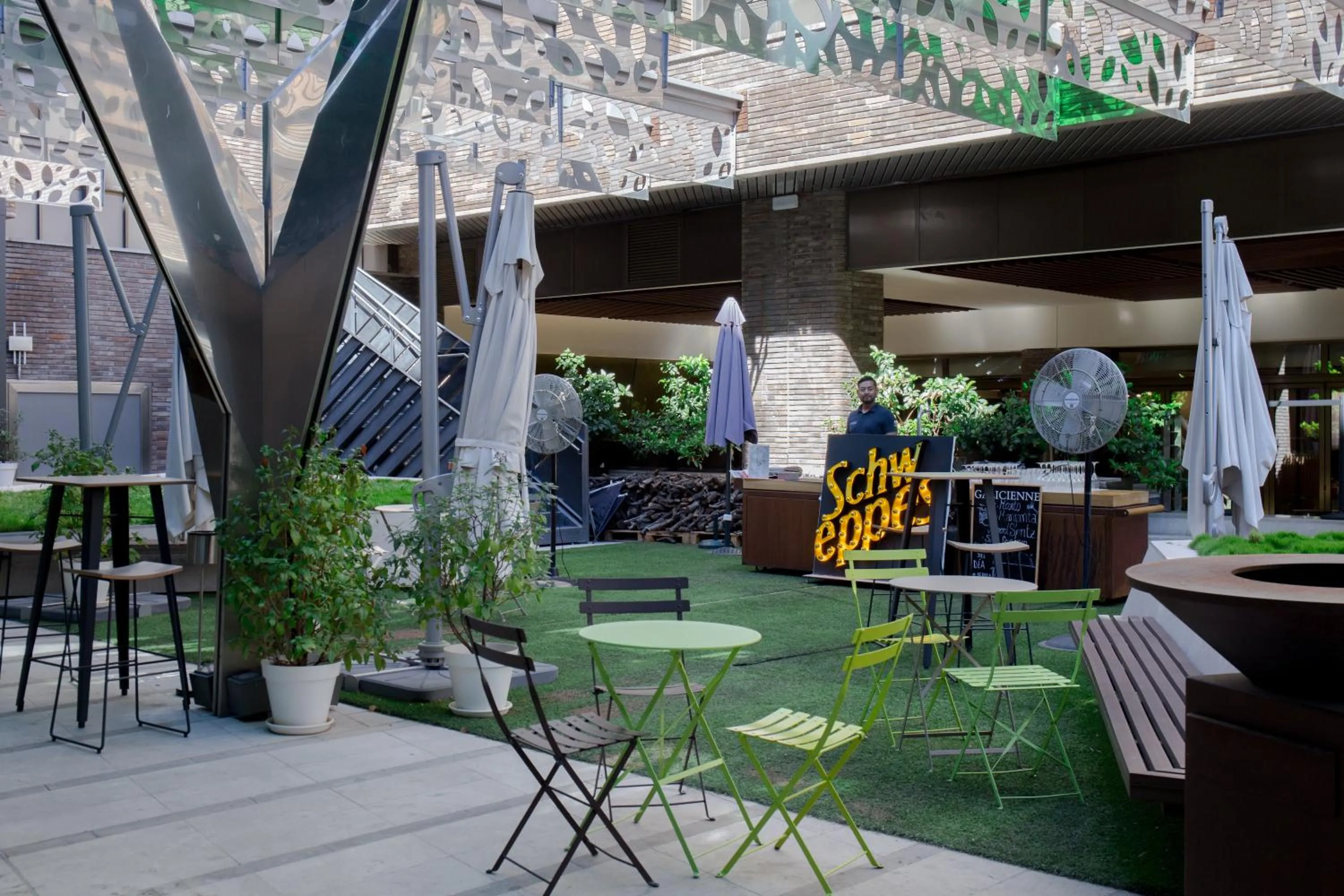 Off site in Novotel Madrid Center