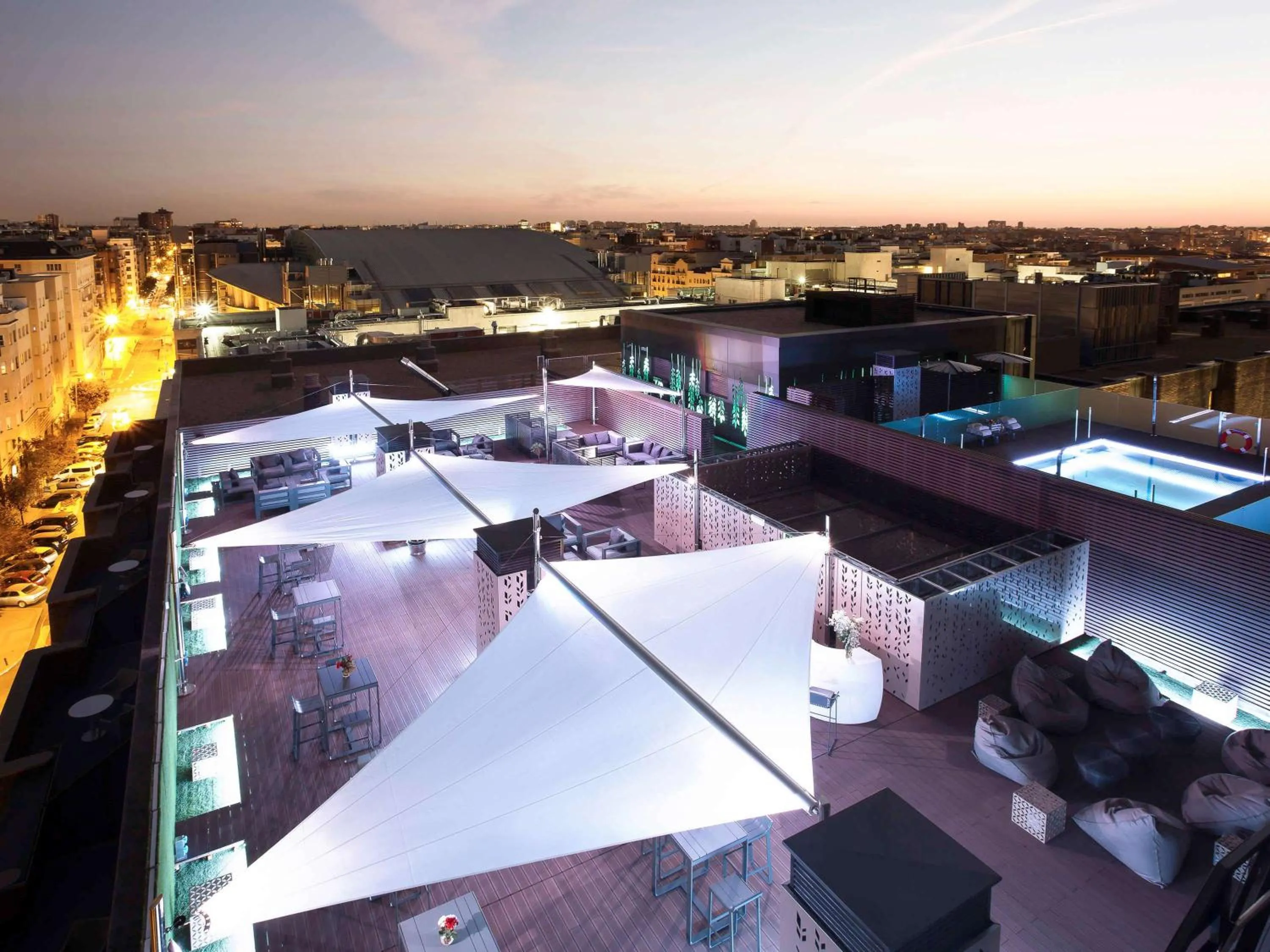 Balcony/Terrace in Novotel Madrid Center