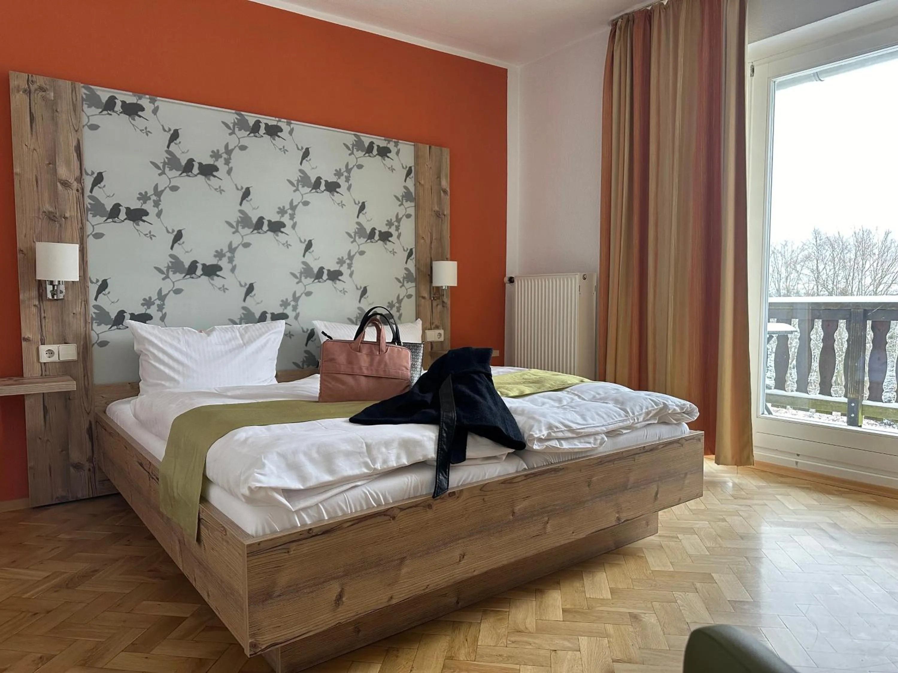 Bed in Hotel Haus am Ahorn