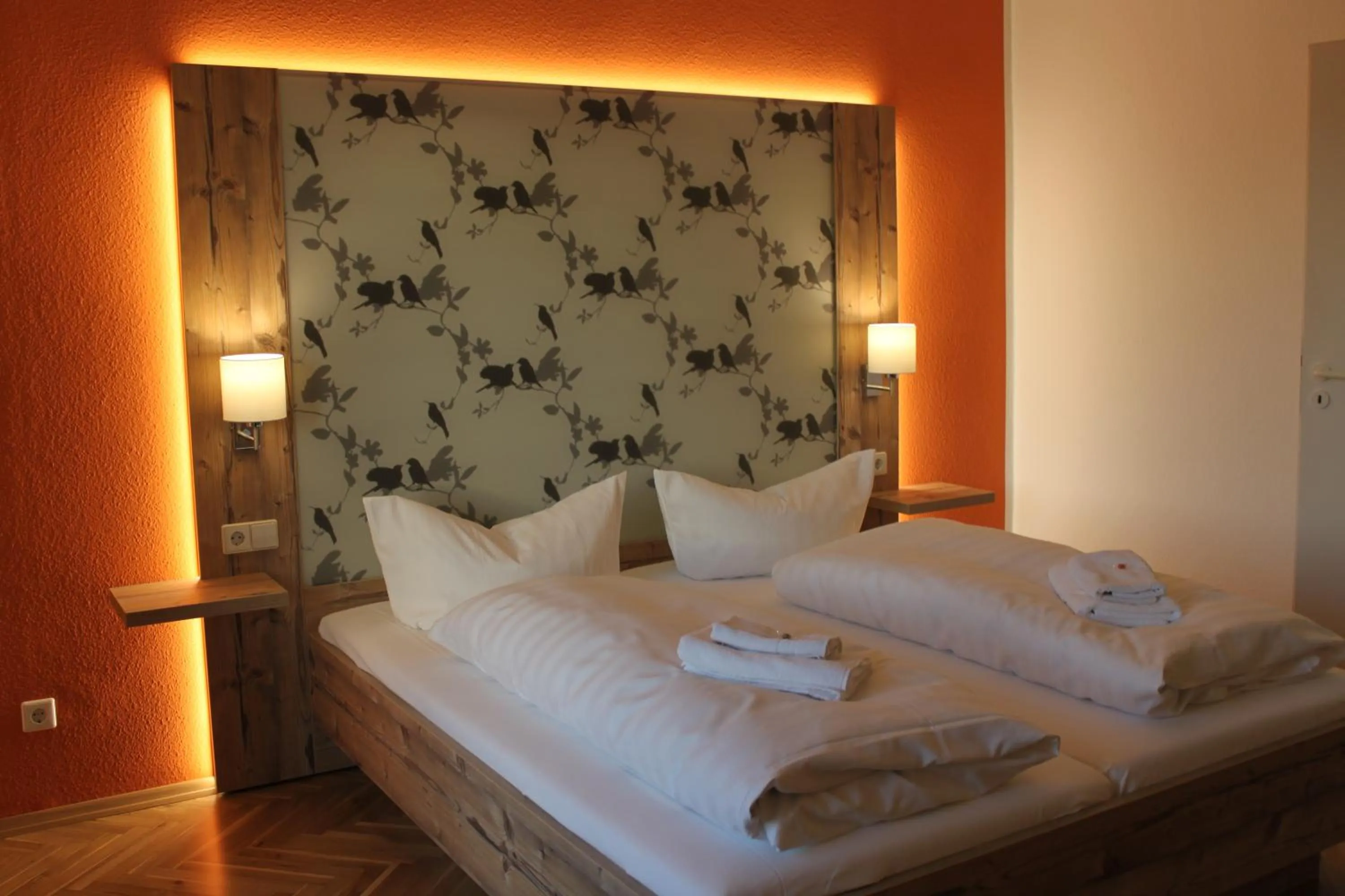 Bed in Hotel Haus am Ahorn