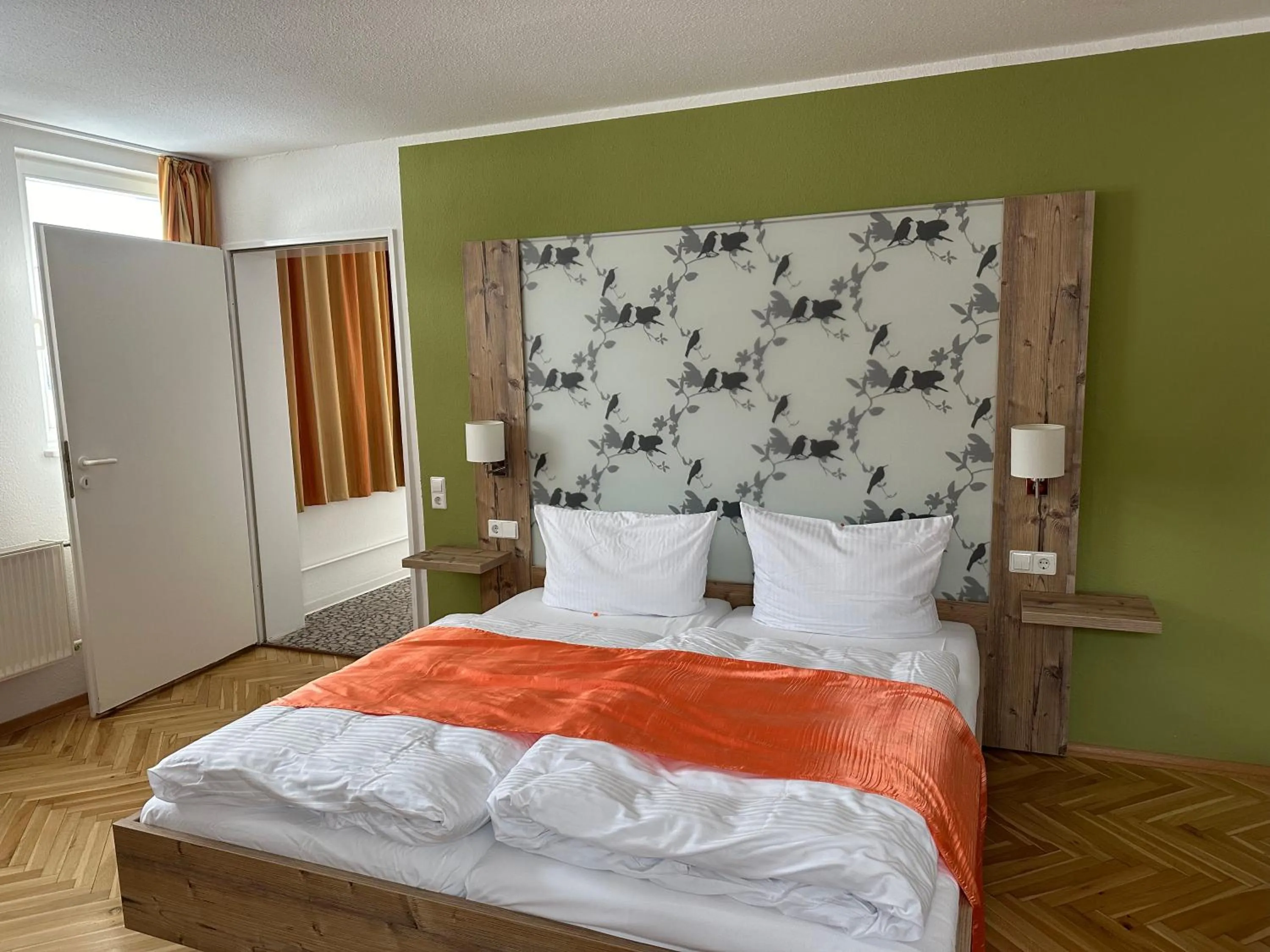 Bed in Hotel Haus am Ahorn