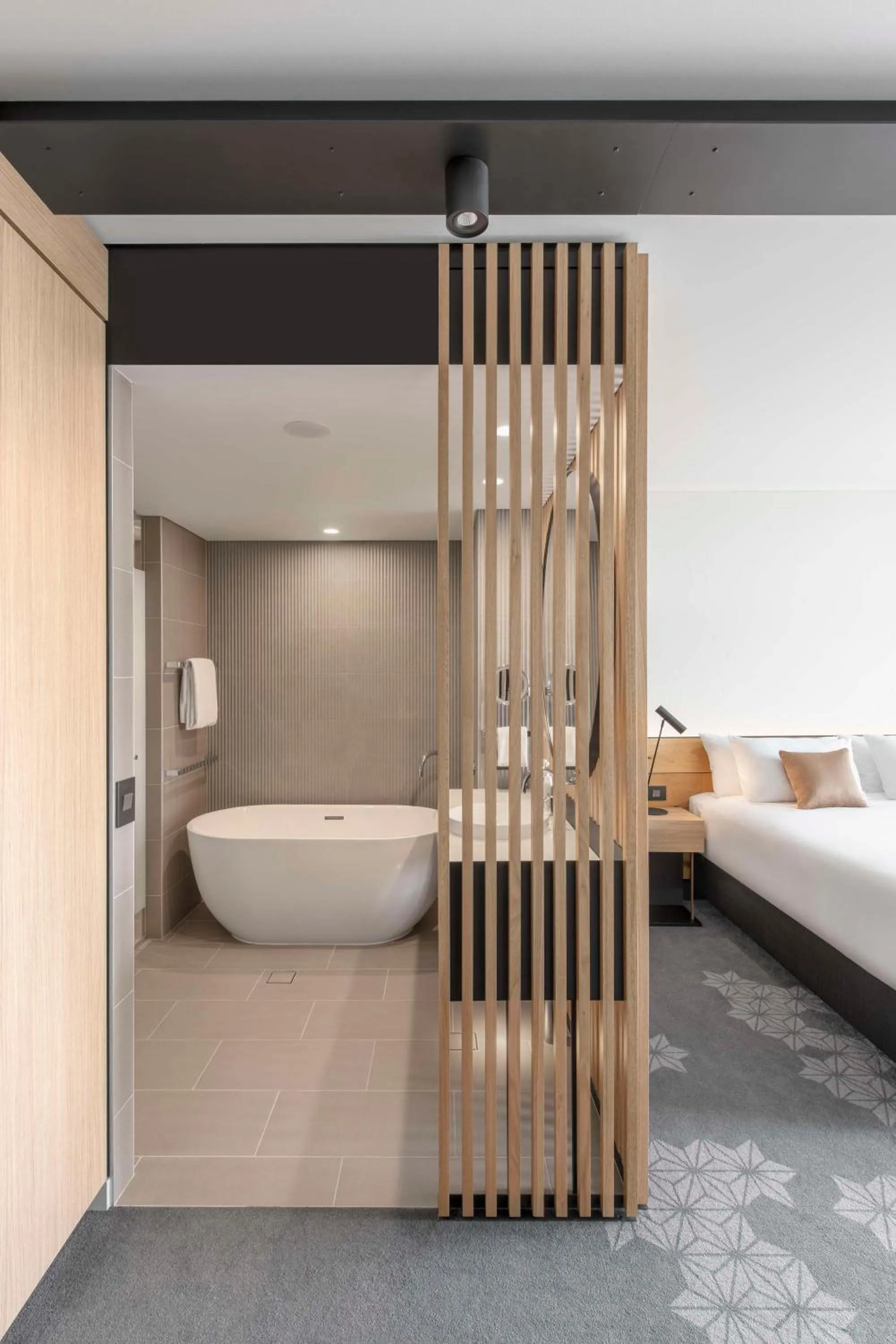 Bathroom, Bed in Vibe Hotel Adelaide