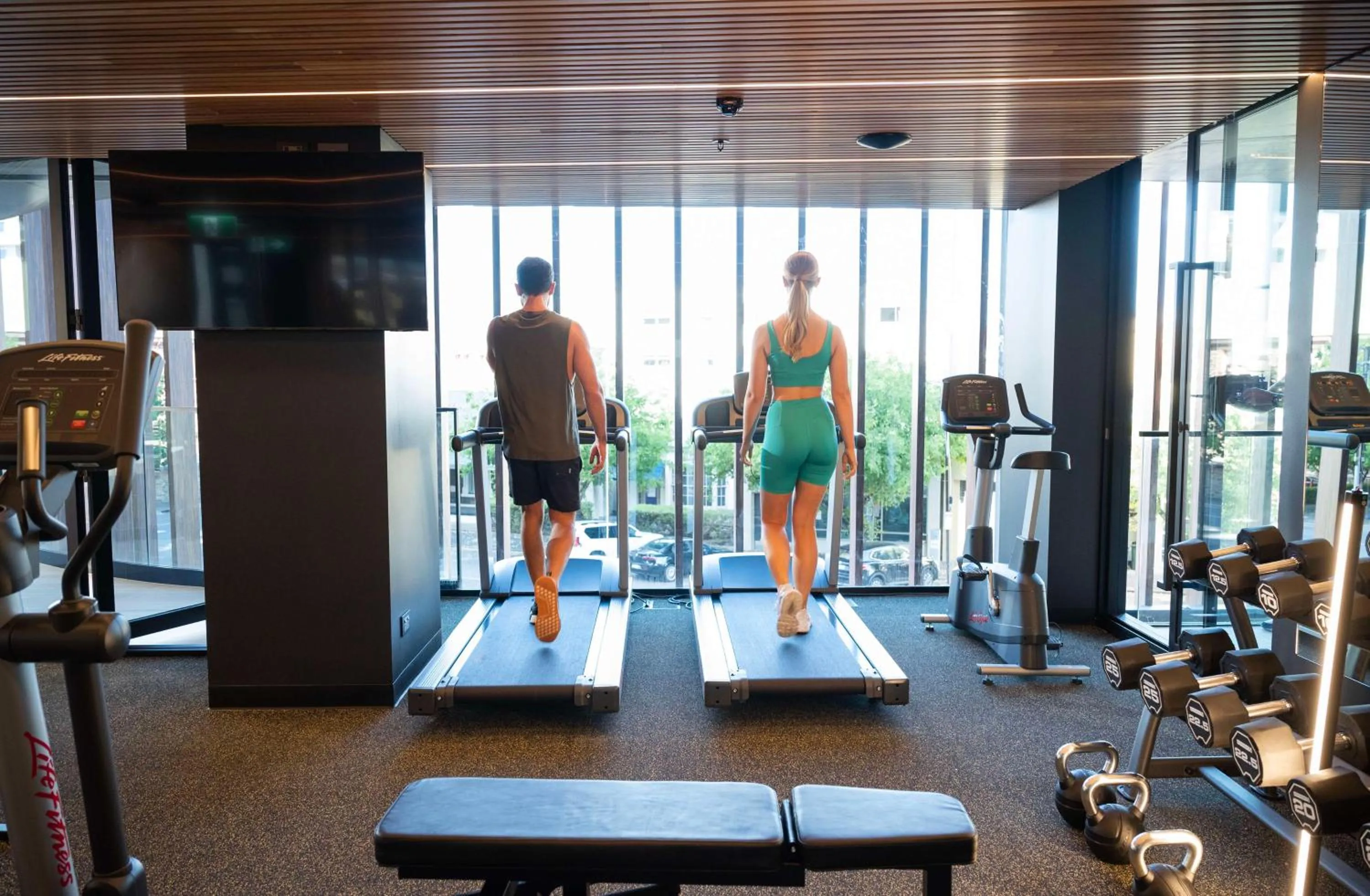 Fitness centre/facilities in Vibe Hotel Adelaide