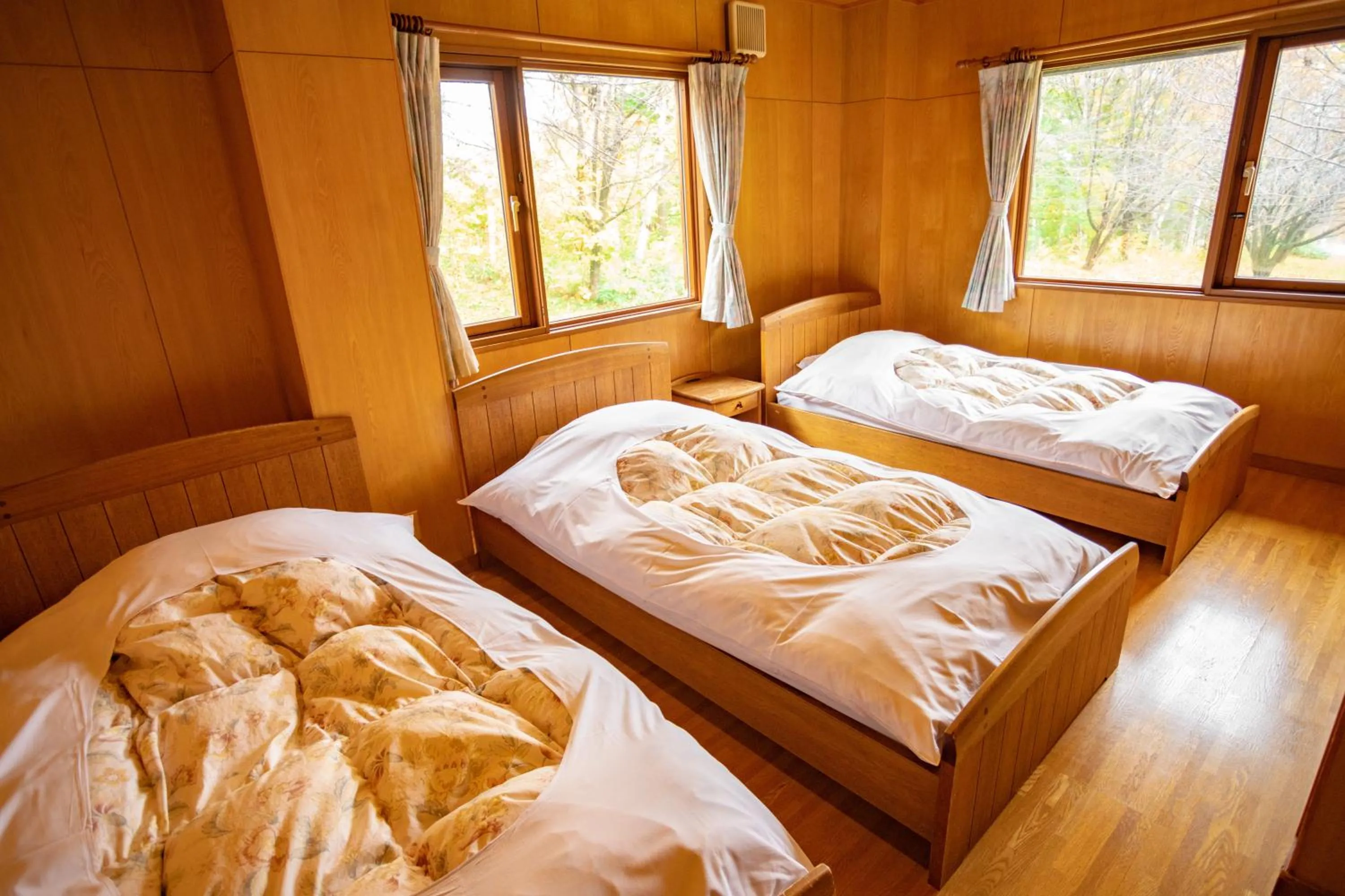 Bed in Morinoyu Hotel Hanakagura