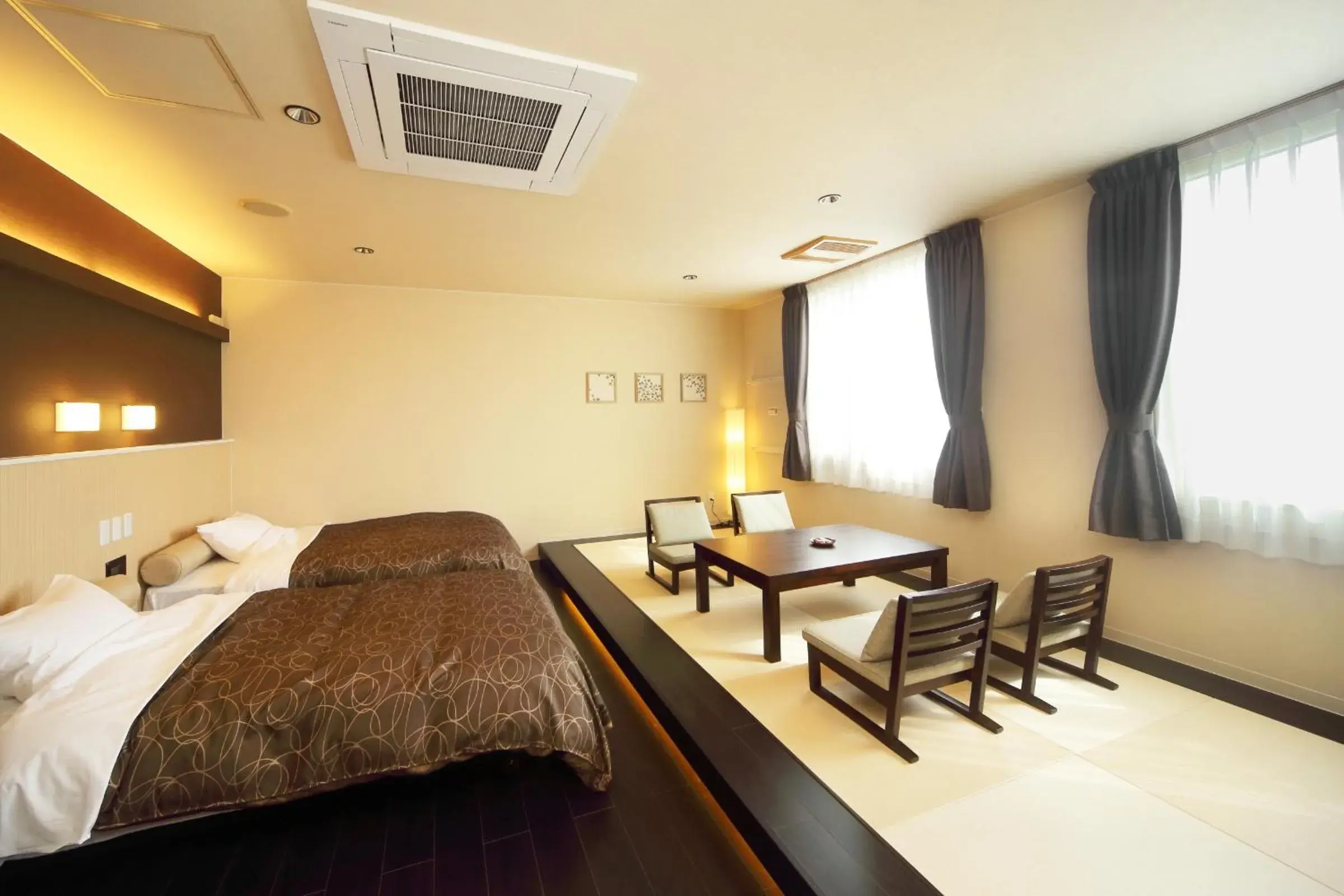 Twin Room with Tatami Area - Non-Smoking in Morinoyu Hotel Hanakagura Twin Room with Tatami Area - Non-Smoking in Morinoyu Hotel Hanakagura