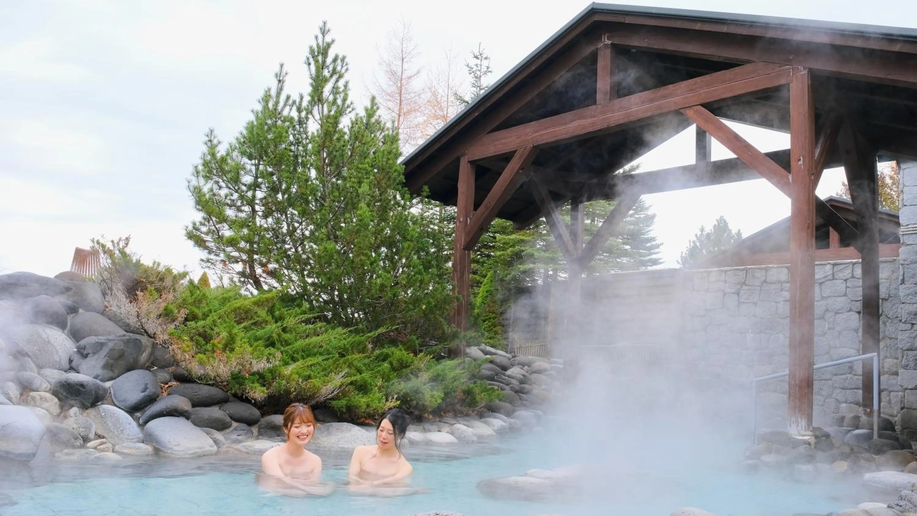 Public Bath in Morinoyu Hotel Hanakagura