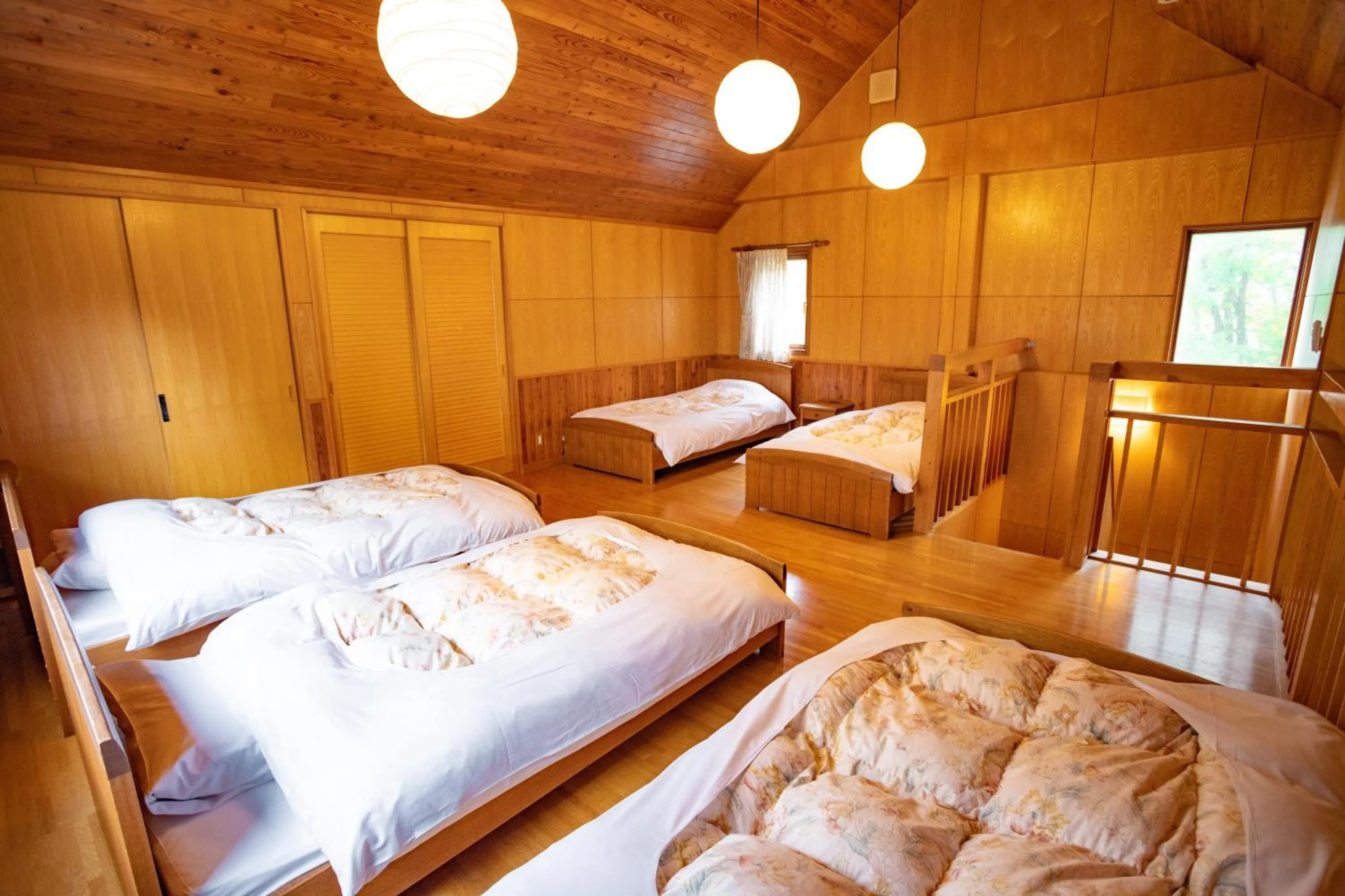 Bed in Morinoyu Hotel Hanakagura