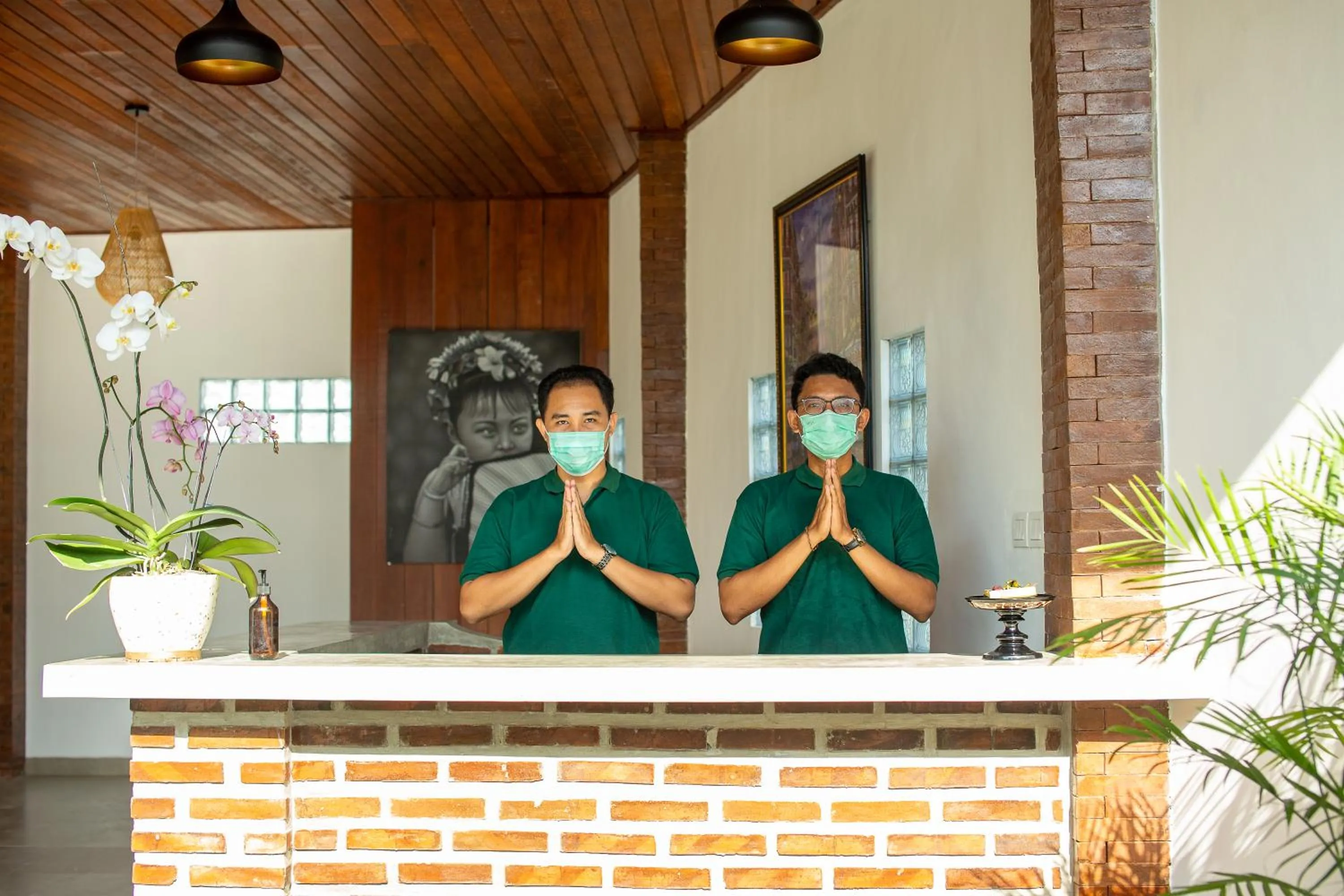 Staff in Frangipani House and Spa by ecommerceloka