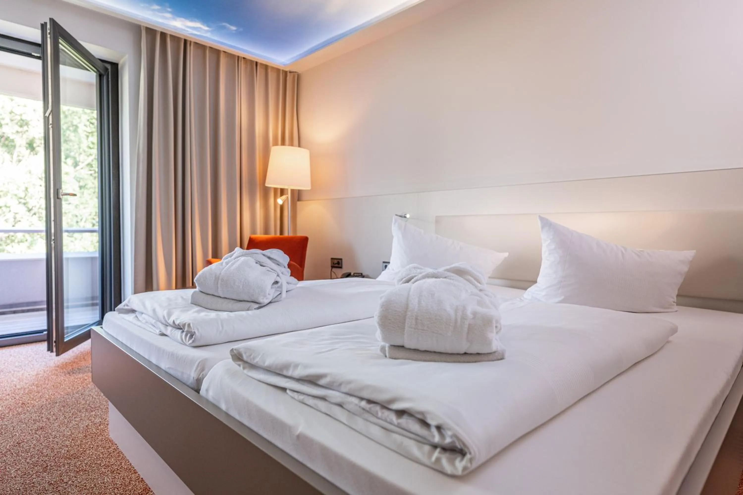 Bed in Thermenhotel Gesundheits-Bad Buchau