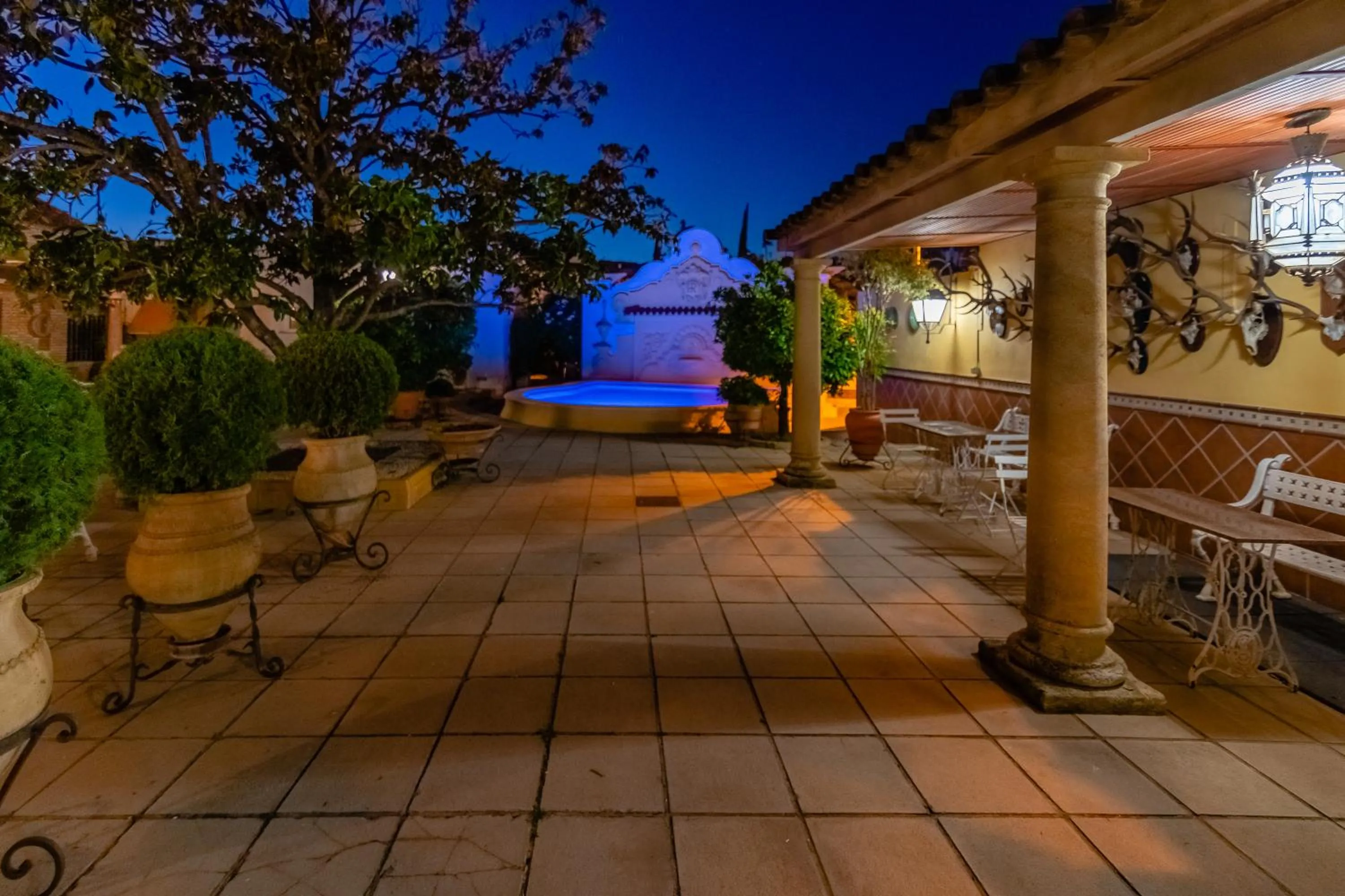 Patio in Hotel Riad Arruzafa