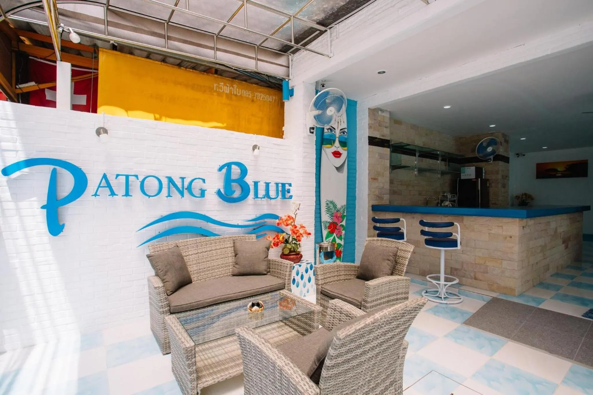 Living room in PATONG BLUE HOTEL