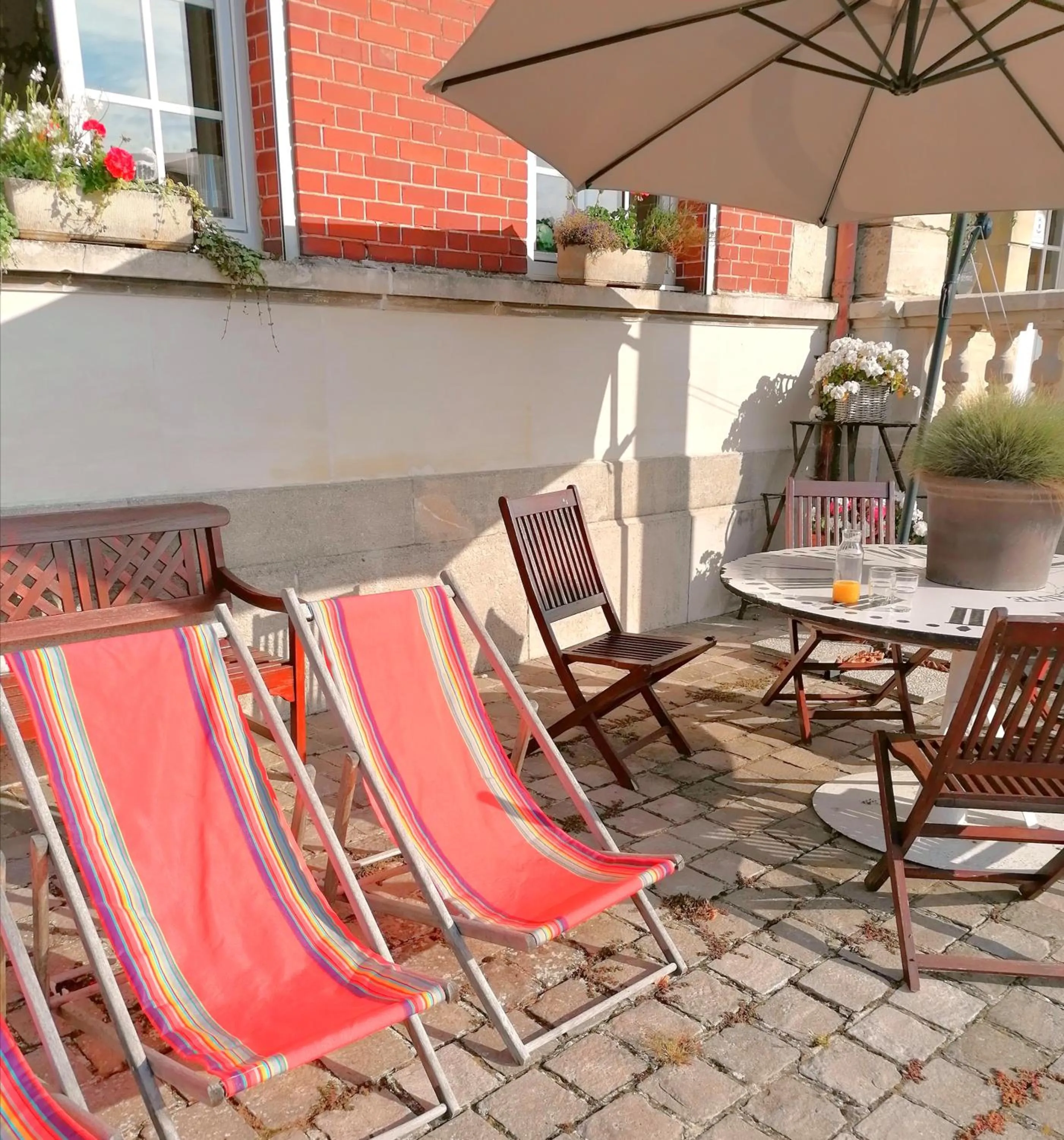 Patio in Studio Ferme de Bonavis