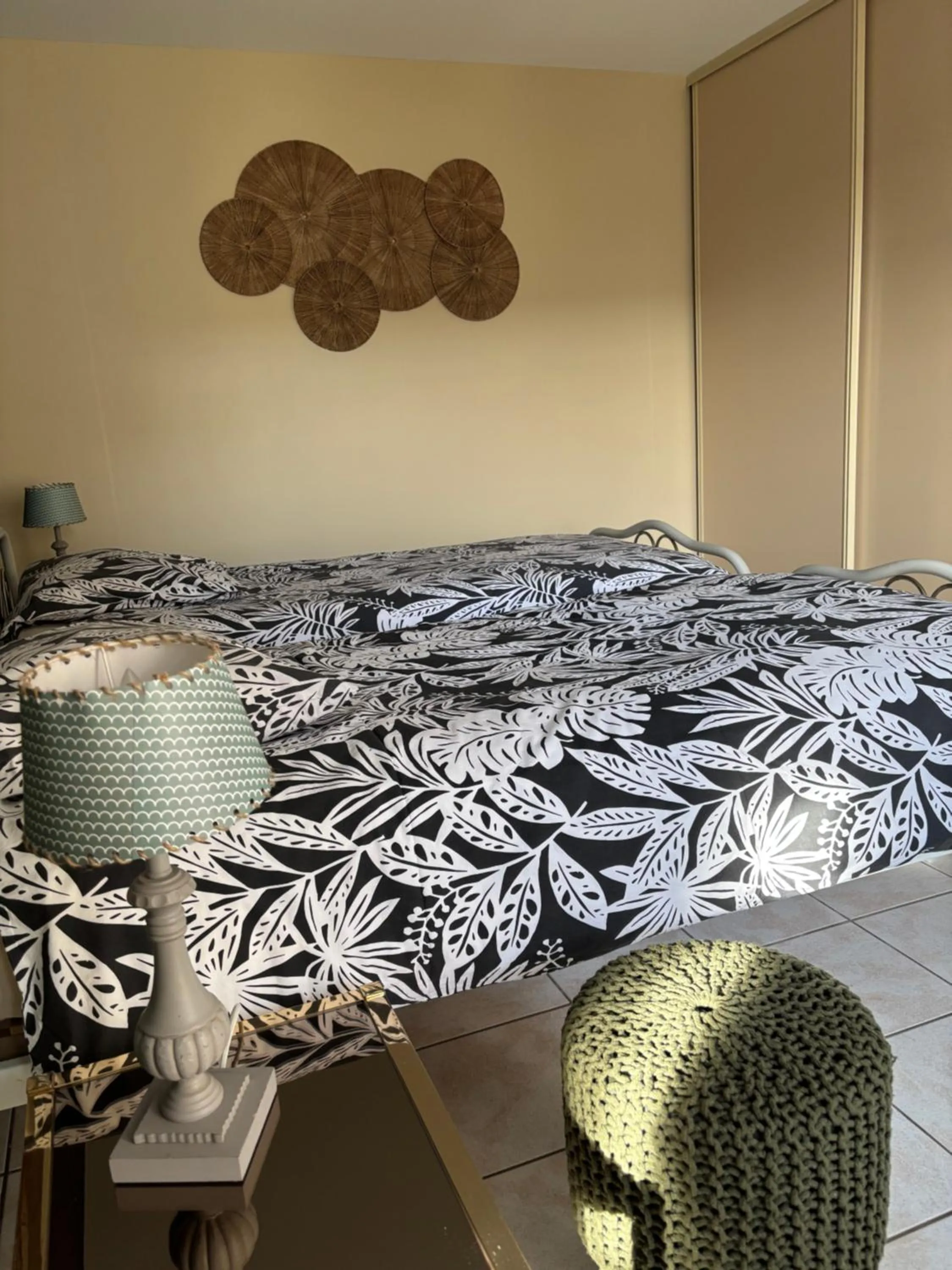 Bed in Studio Ferme de Bonavis