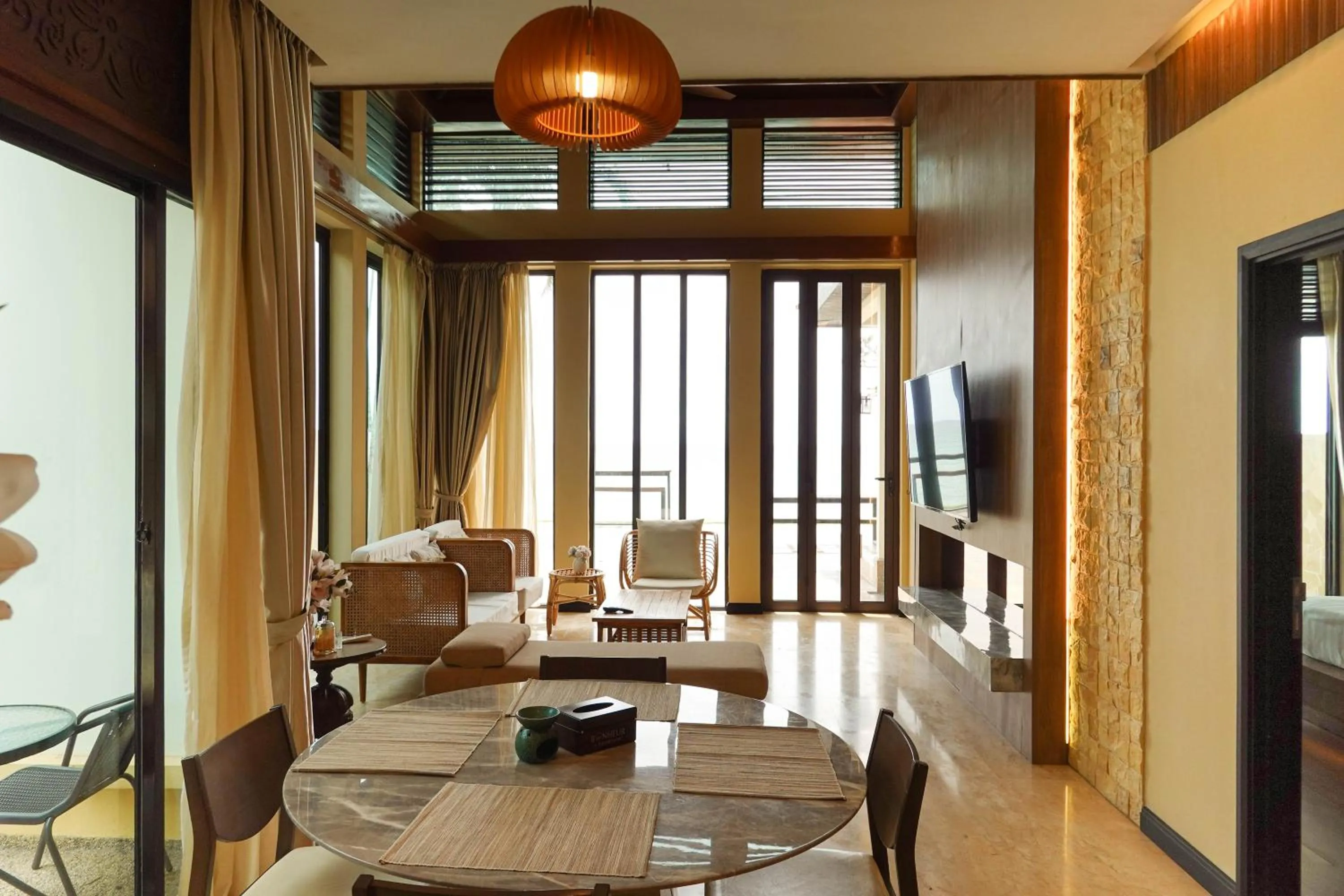 Living room in Bonheur at Karambunai