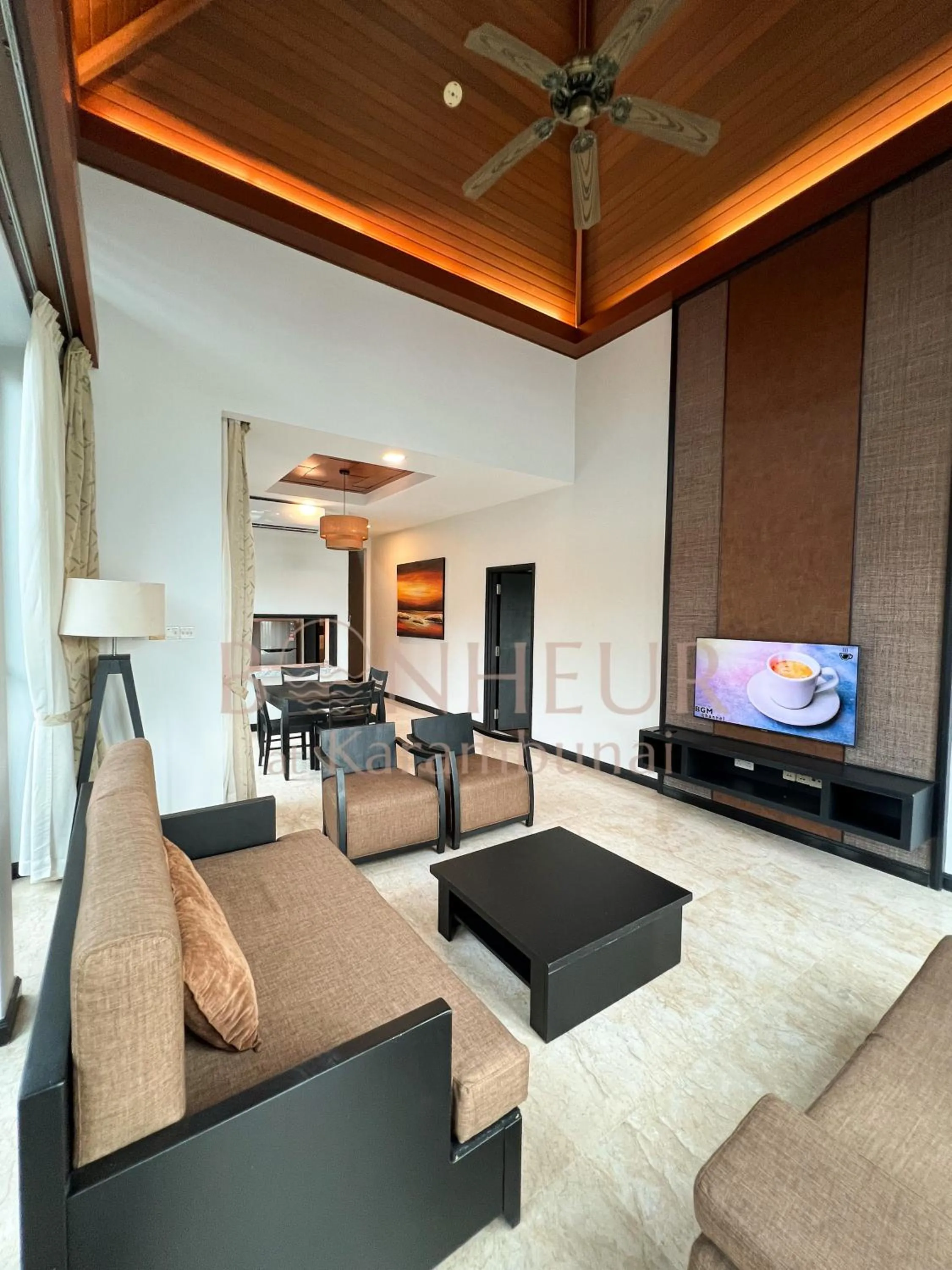 Communal lounge/ TV room in Bonheur at Karambunai