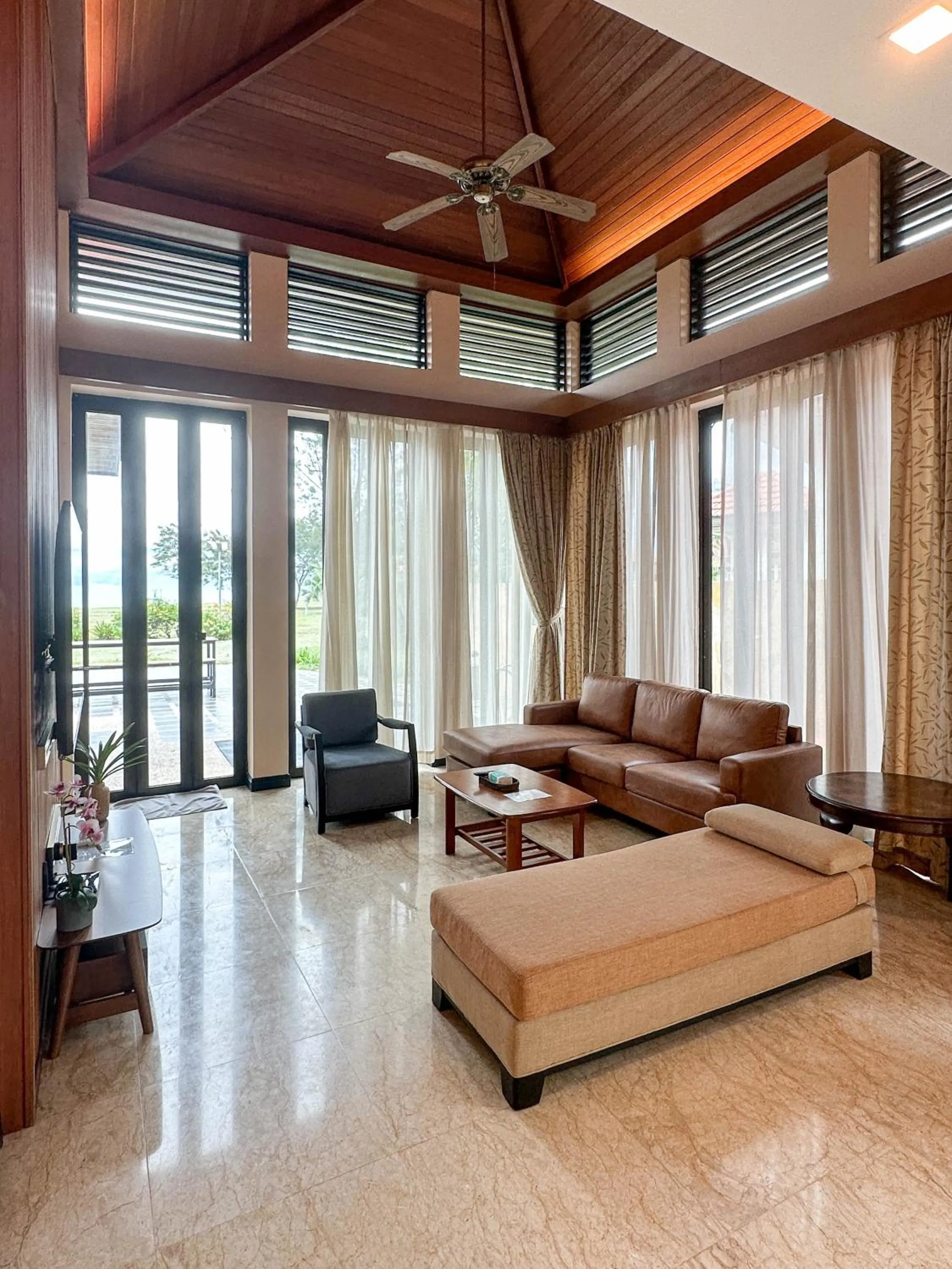 Living room in Bonheur at Karambunai