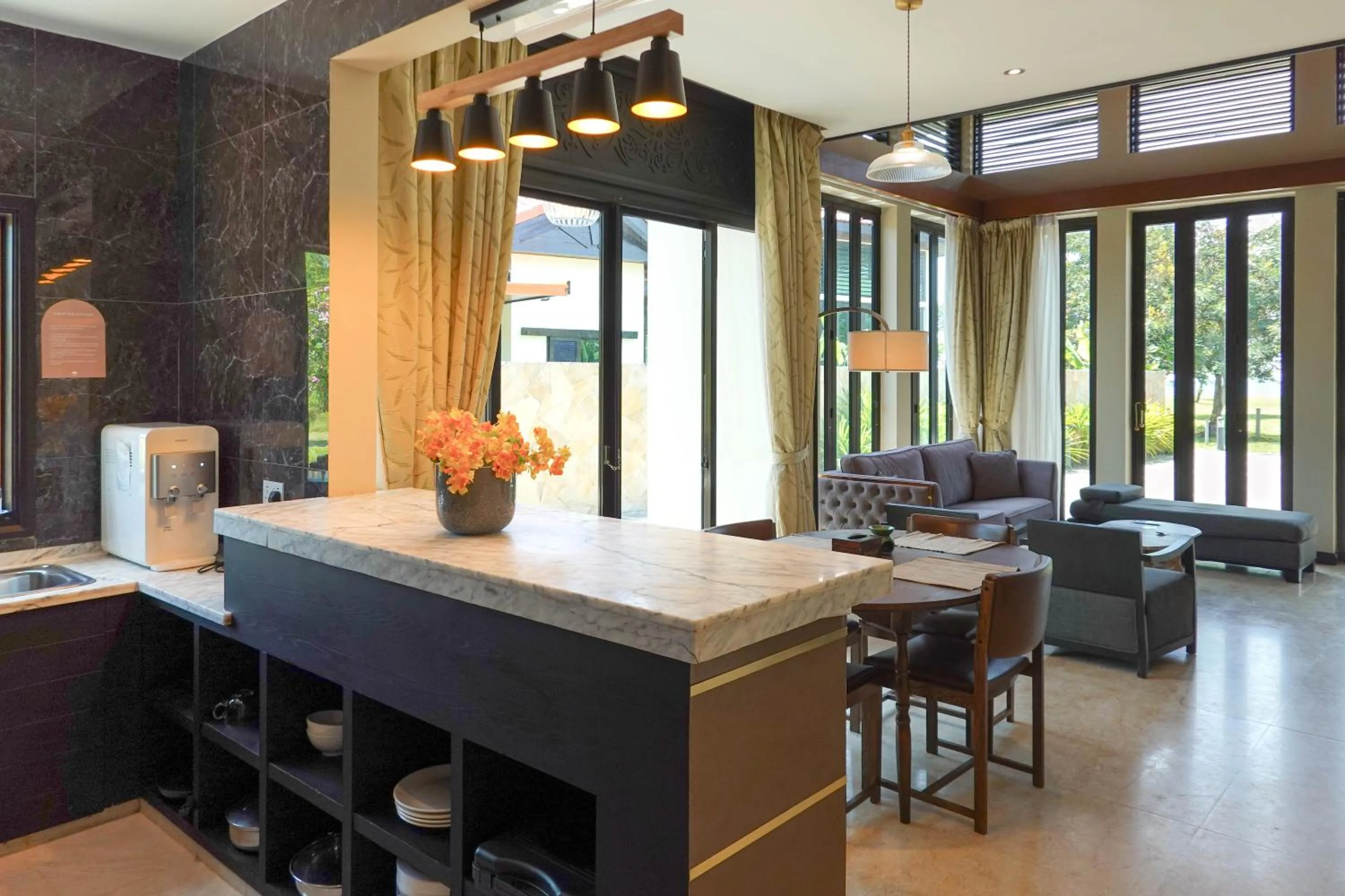 Kitchen or kitchenette in Bonheur at Karambunai