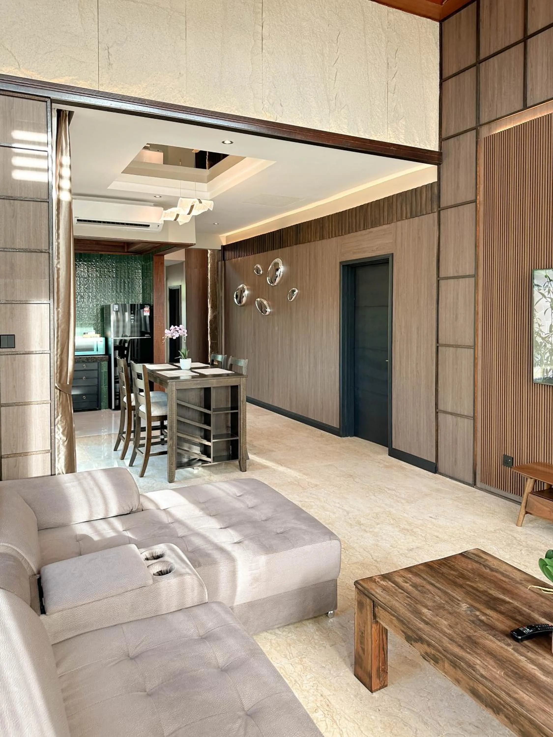 Living room in Bonheur at Karambunai