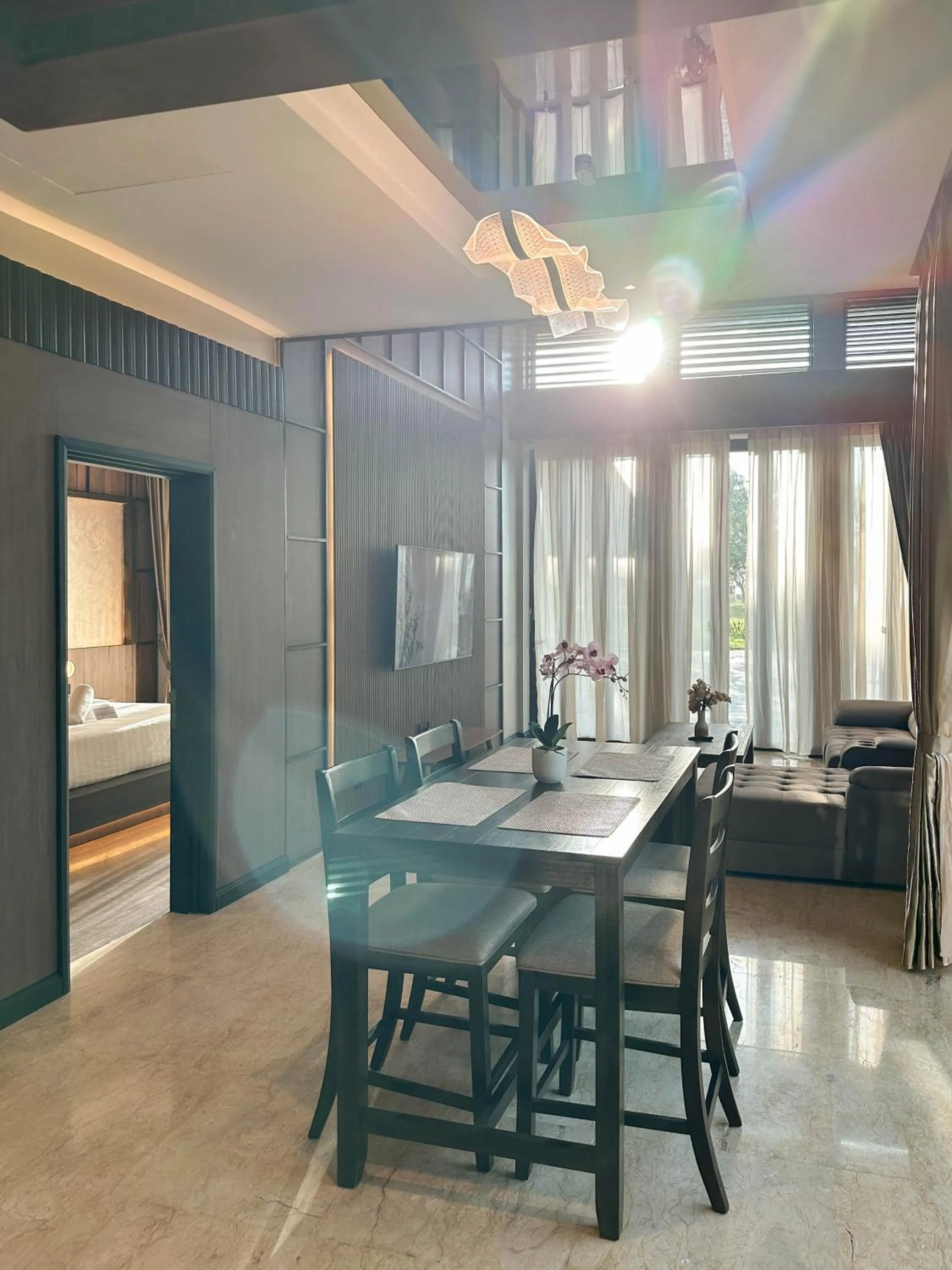 Living room in Bonheur at Karambunai