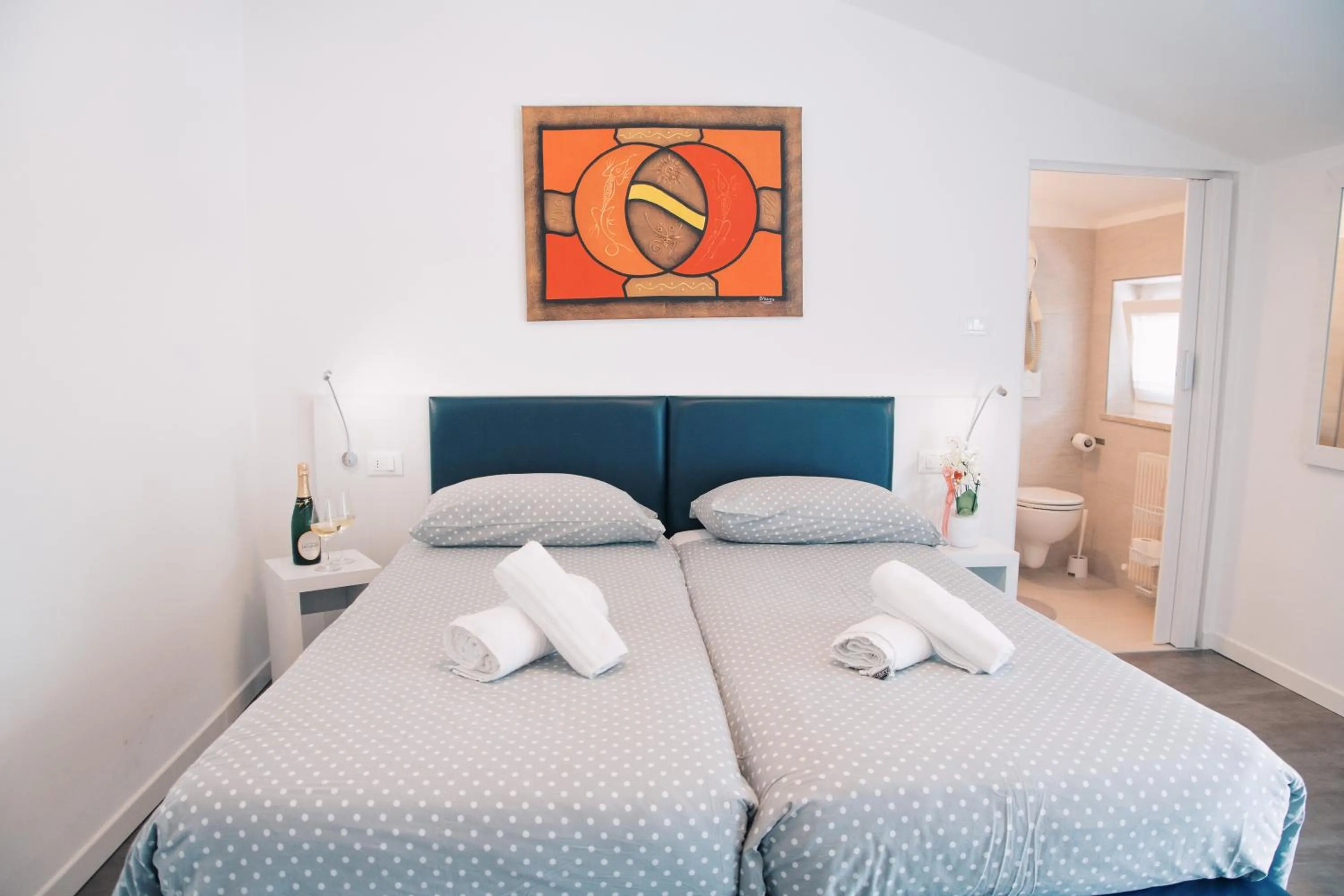 Bed in Hotel Aurora & Appartamenti