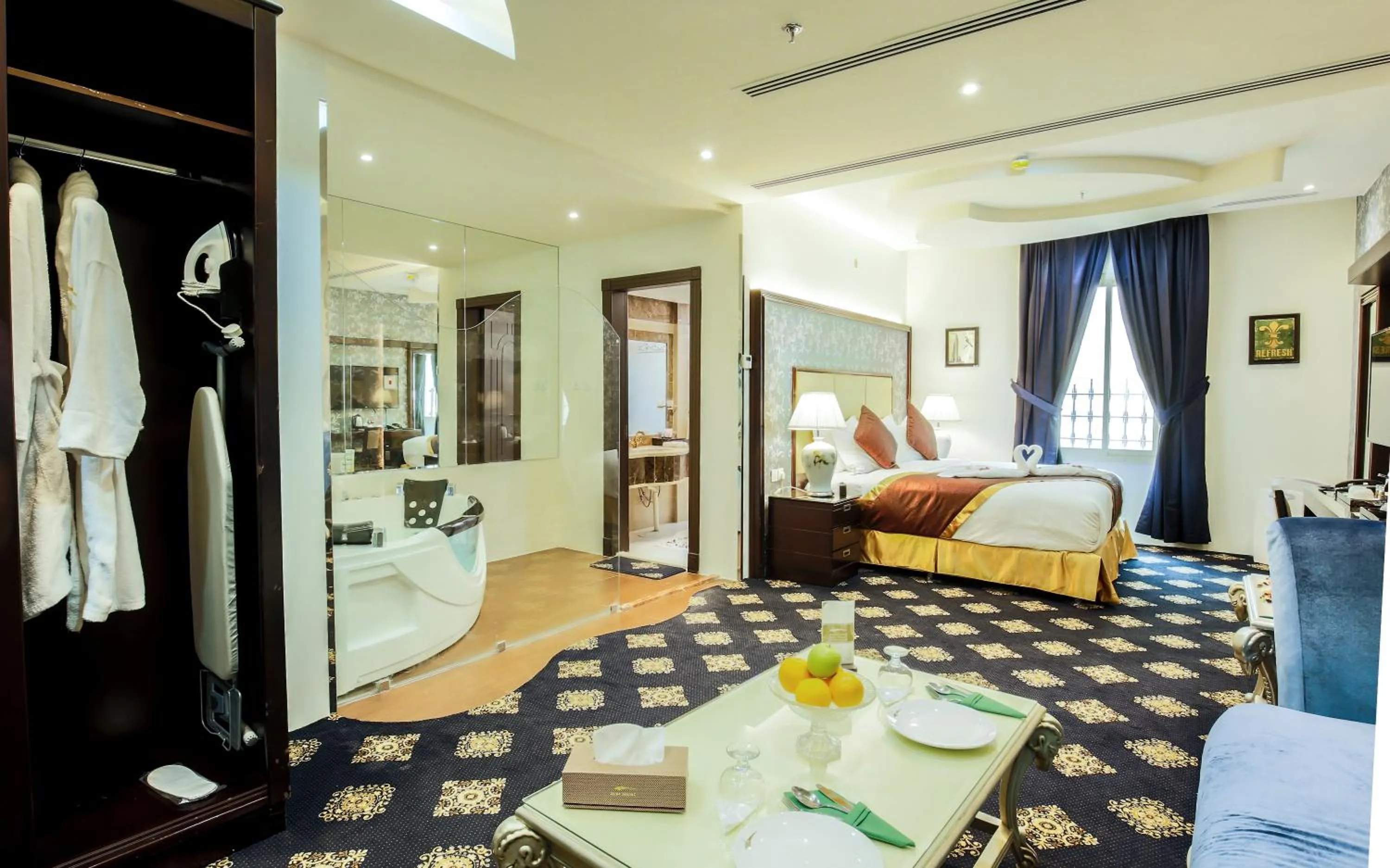 Bed in Rest Night Serviced Apartments- AlHamra