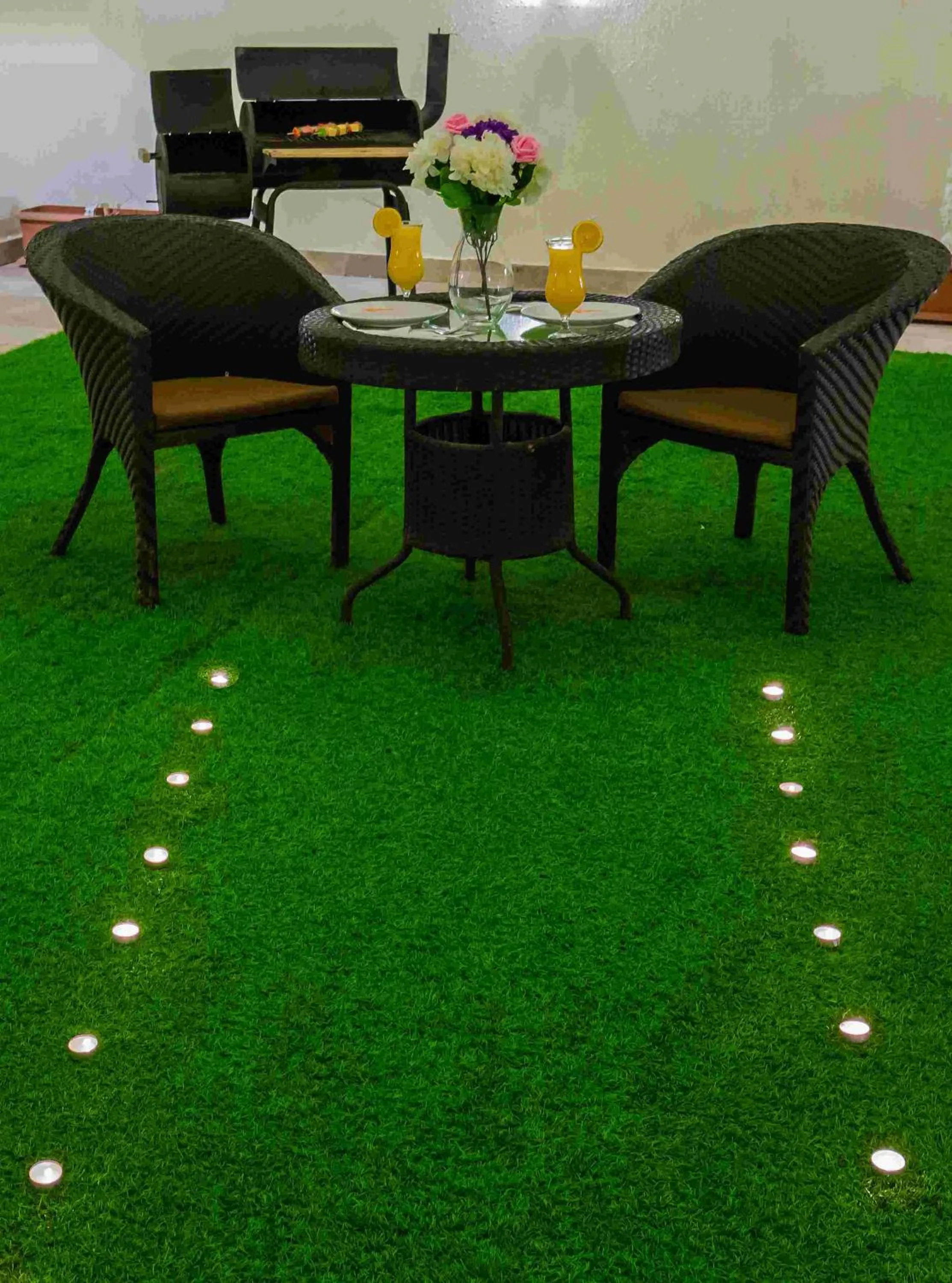 Garden in Rest Night Serviced Apartments- AlHamra