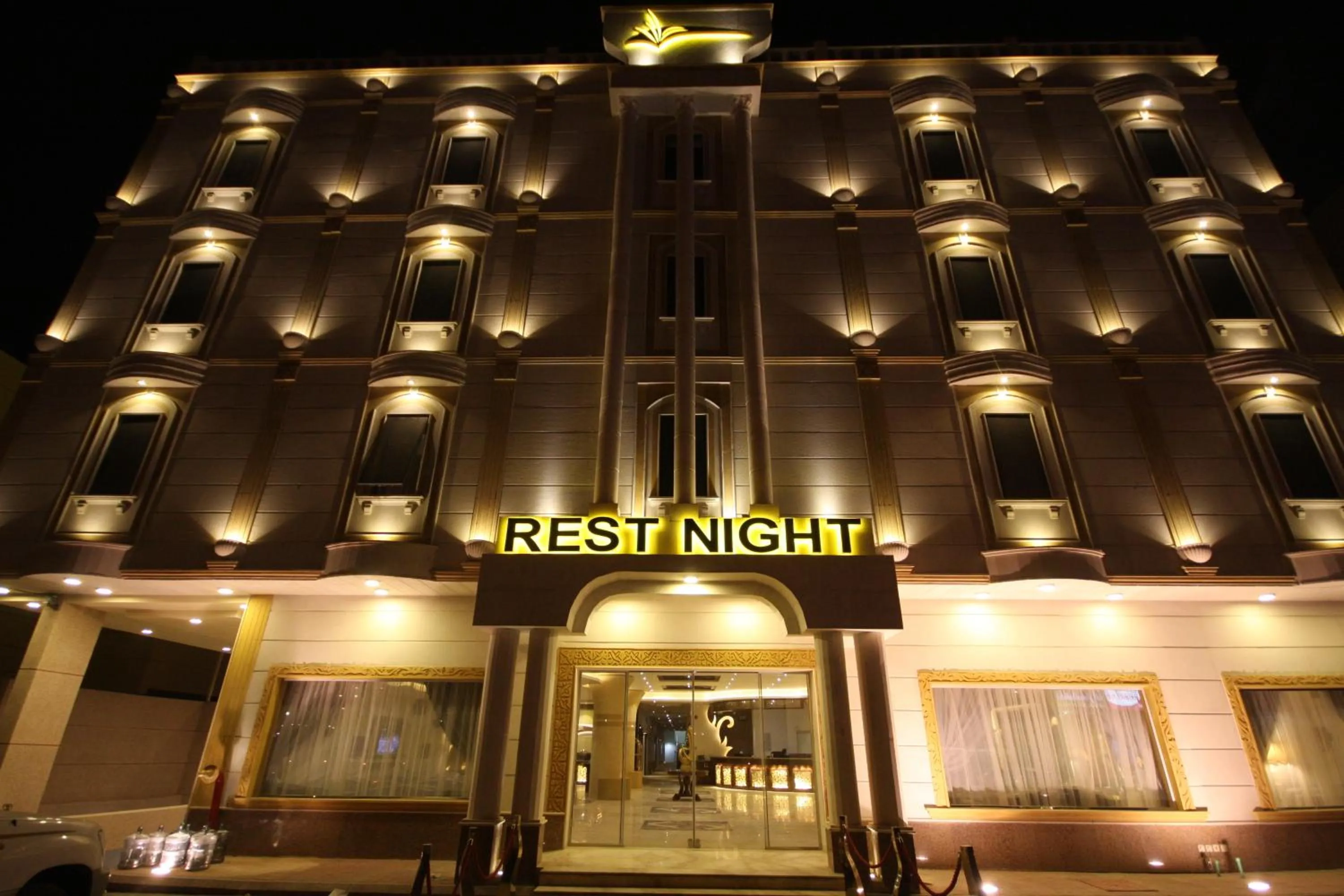 Facade/entrance in Rest Night Serviced Apartments- AlHamra