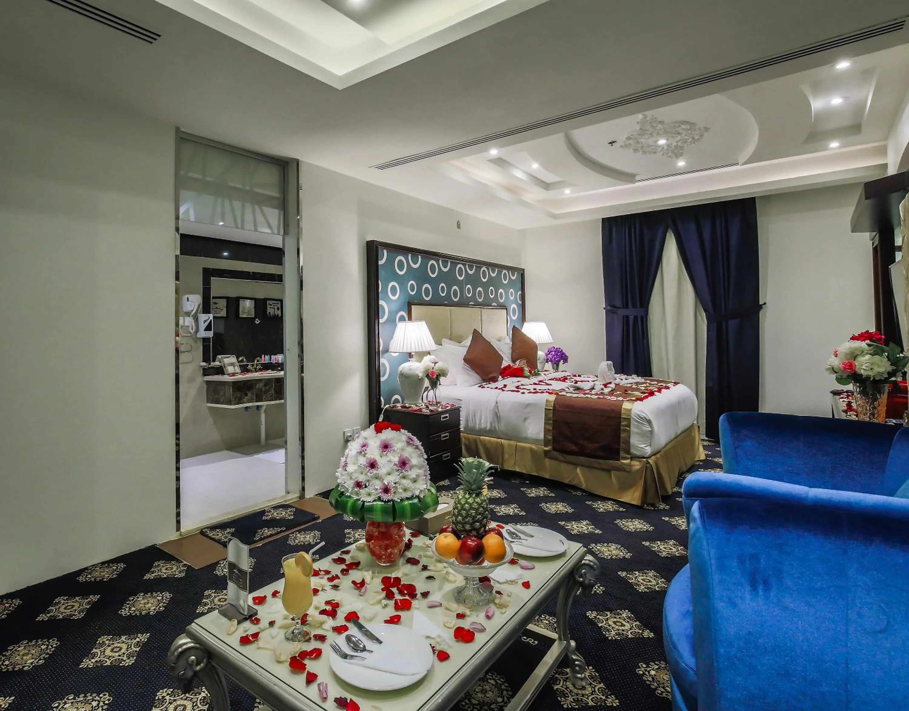 Bedroom in Rest Night Serviced Apartments- AlHamra