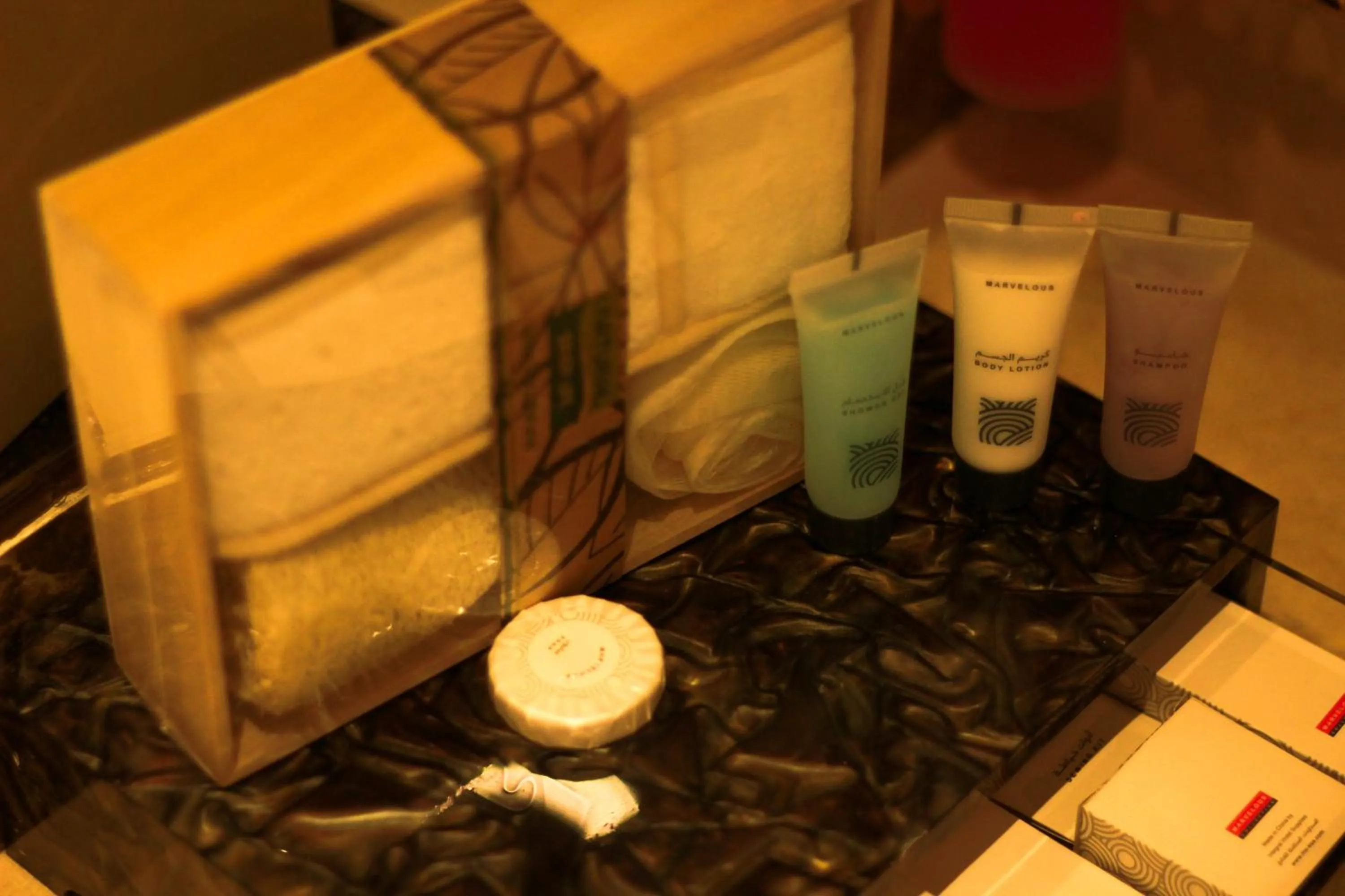 Bathroom in Rest Night Serviced Apartments- AlHamra