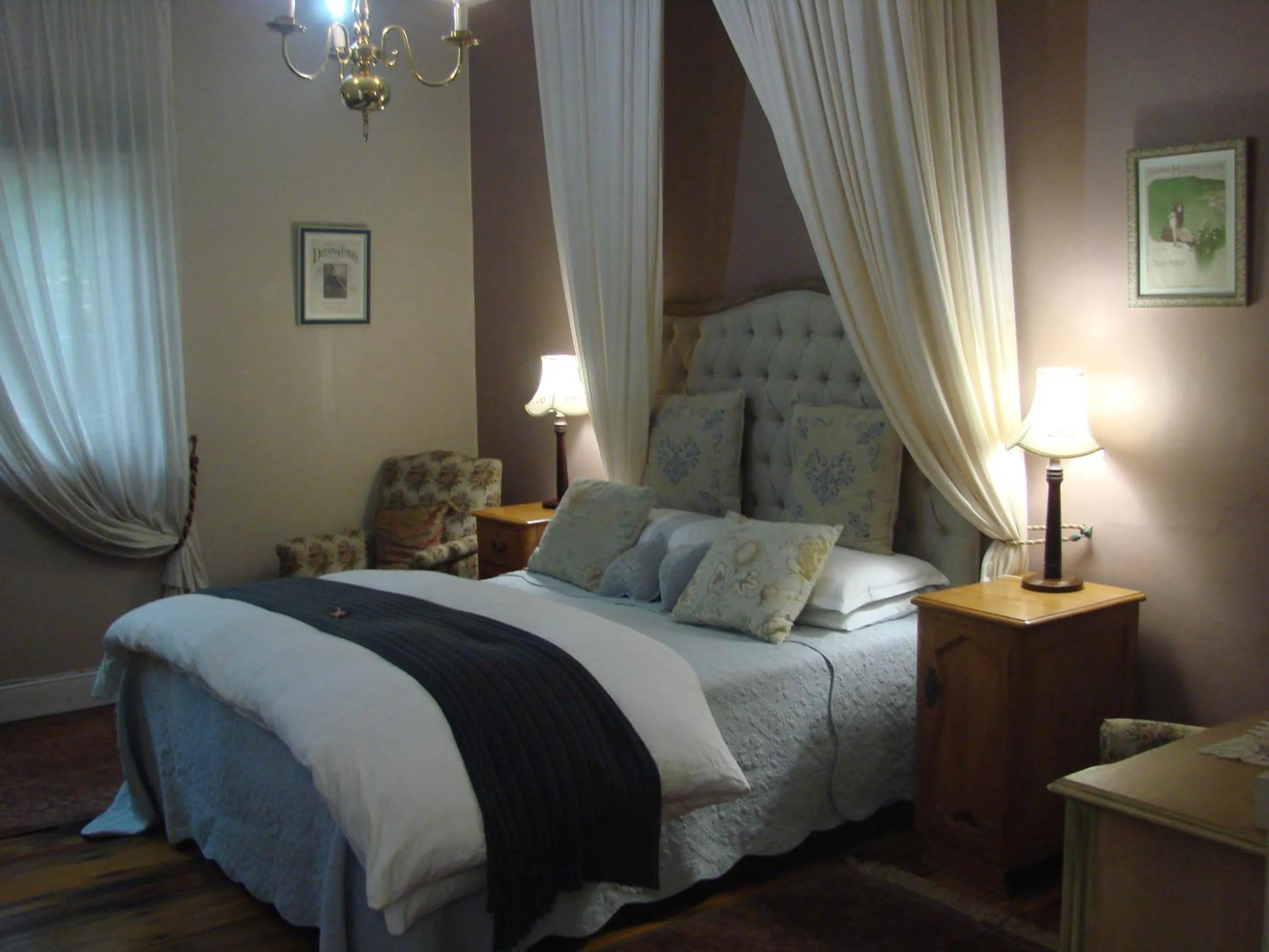 Bed in Die Waenhuis Guest House