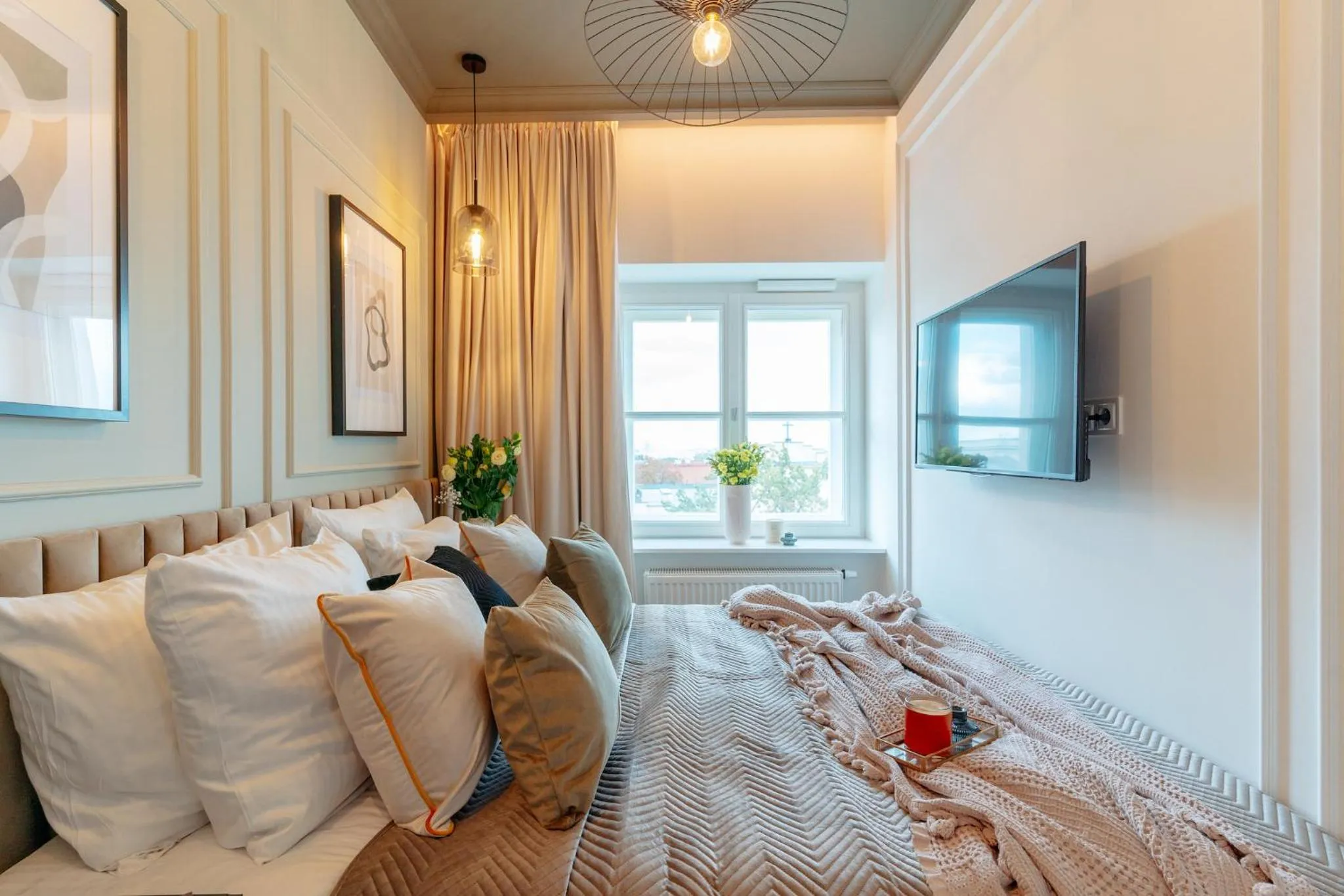 Bedroom, Bed in Warsaw Story - LoftAffair Collection