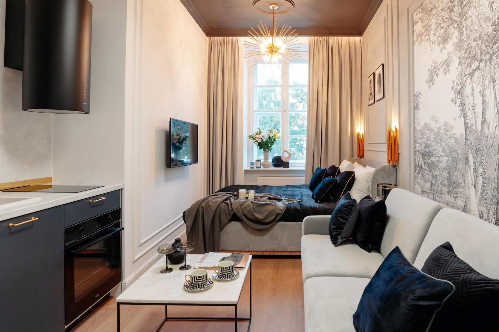 Seating area in Warsaw Story - LoftAffair Collection