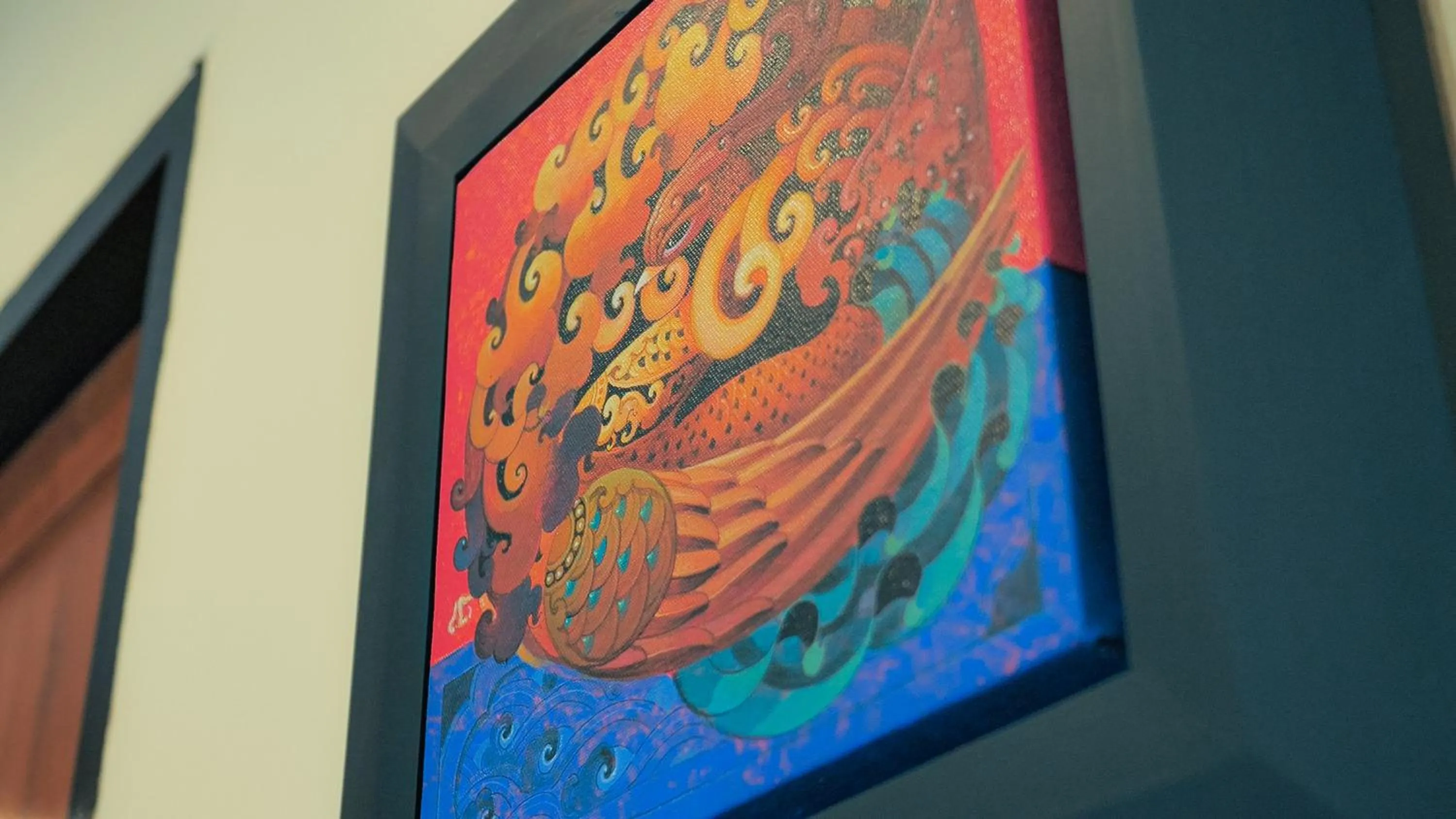 Decorative detail in Siam Avari Hotel, Chiang Rai