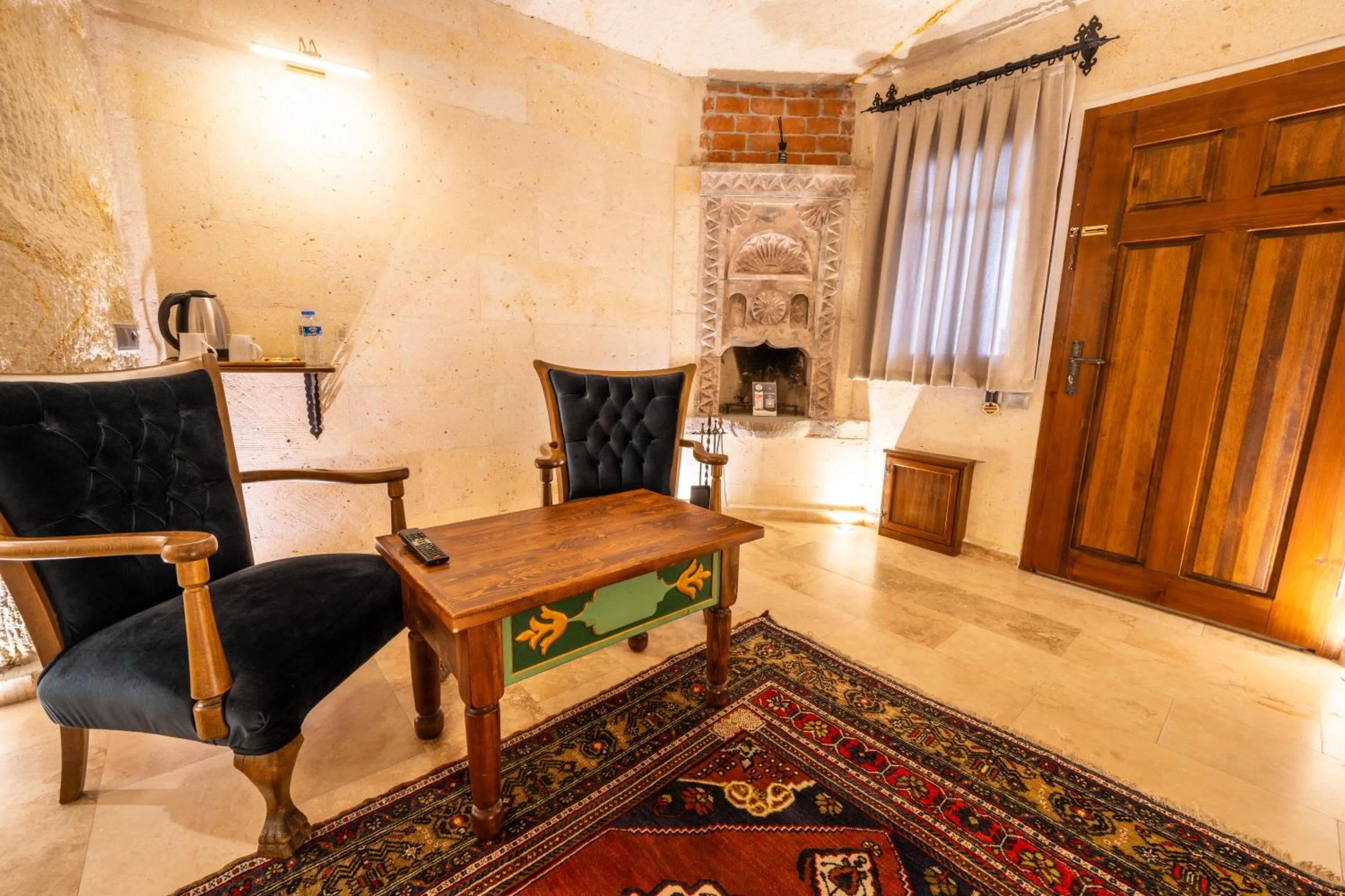 Seating area in Cappadocia Sweet Cave