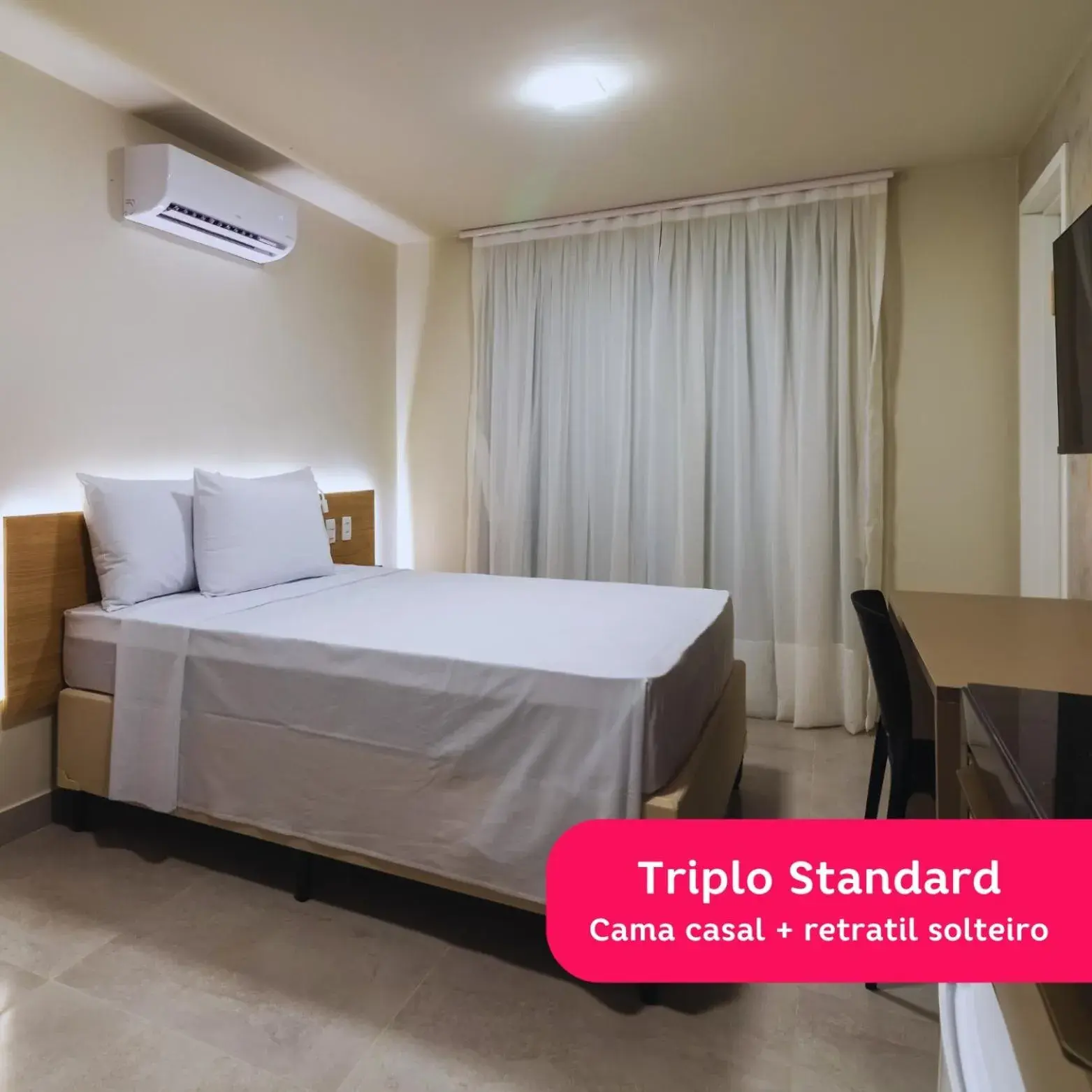 Standard Triple Room - single occupancy in Liiv Mar - Natal Ponta Negra Standard Triple Room - single occupancy in Liiv Mar - Natal Ponta Negra