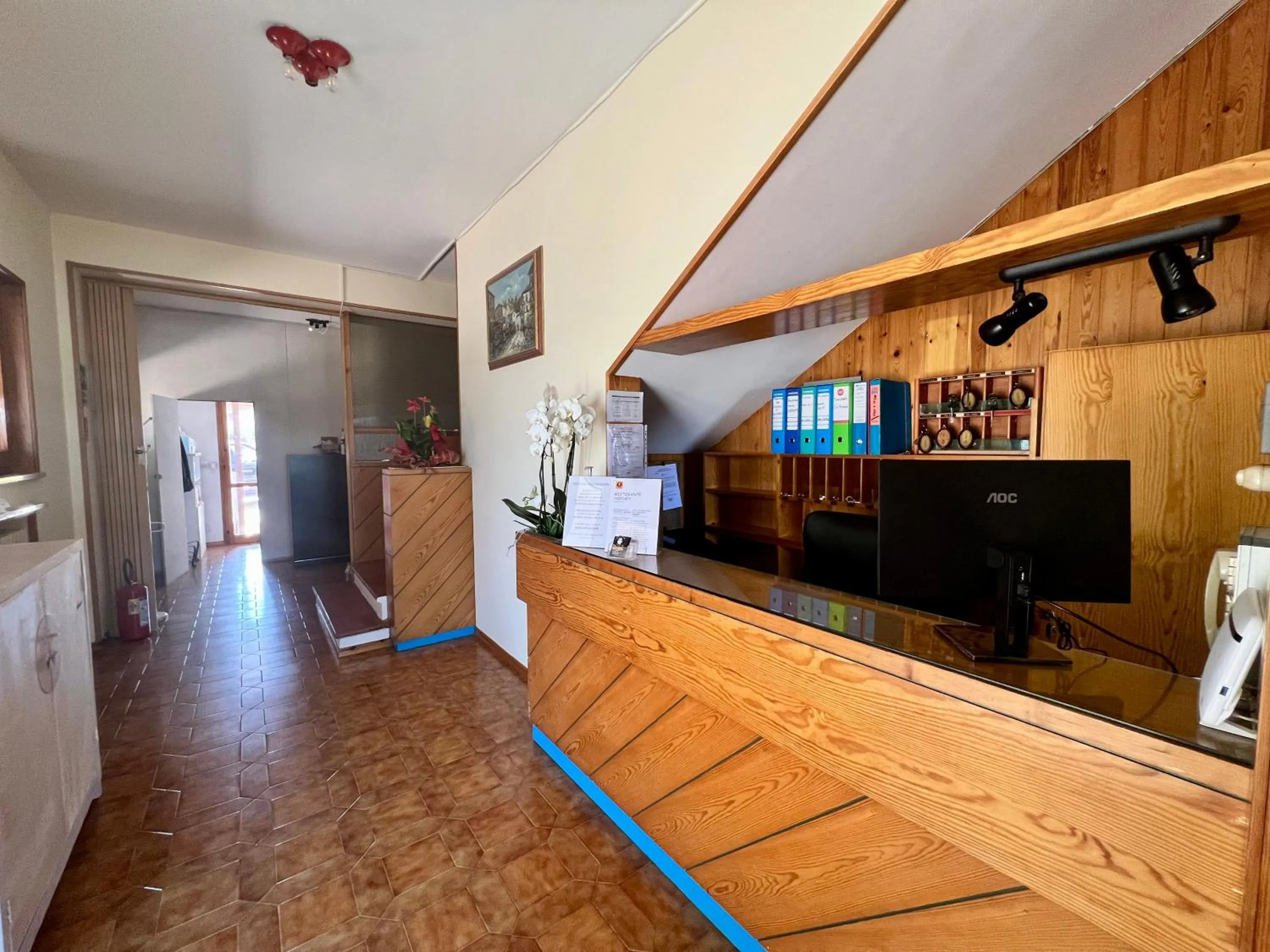 Lobby or reception in Hotel Ca' Bianca da Paolino