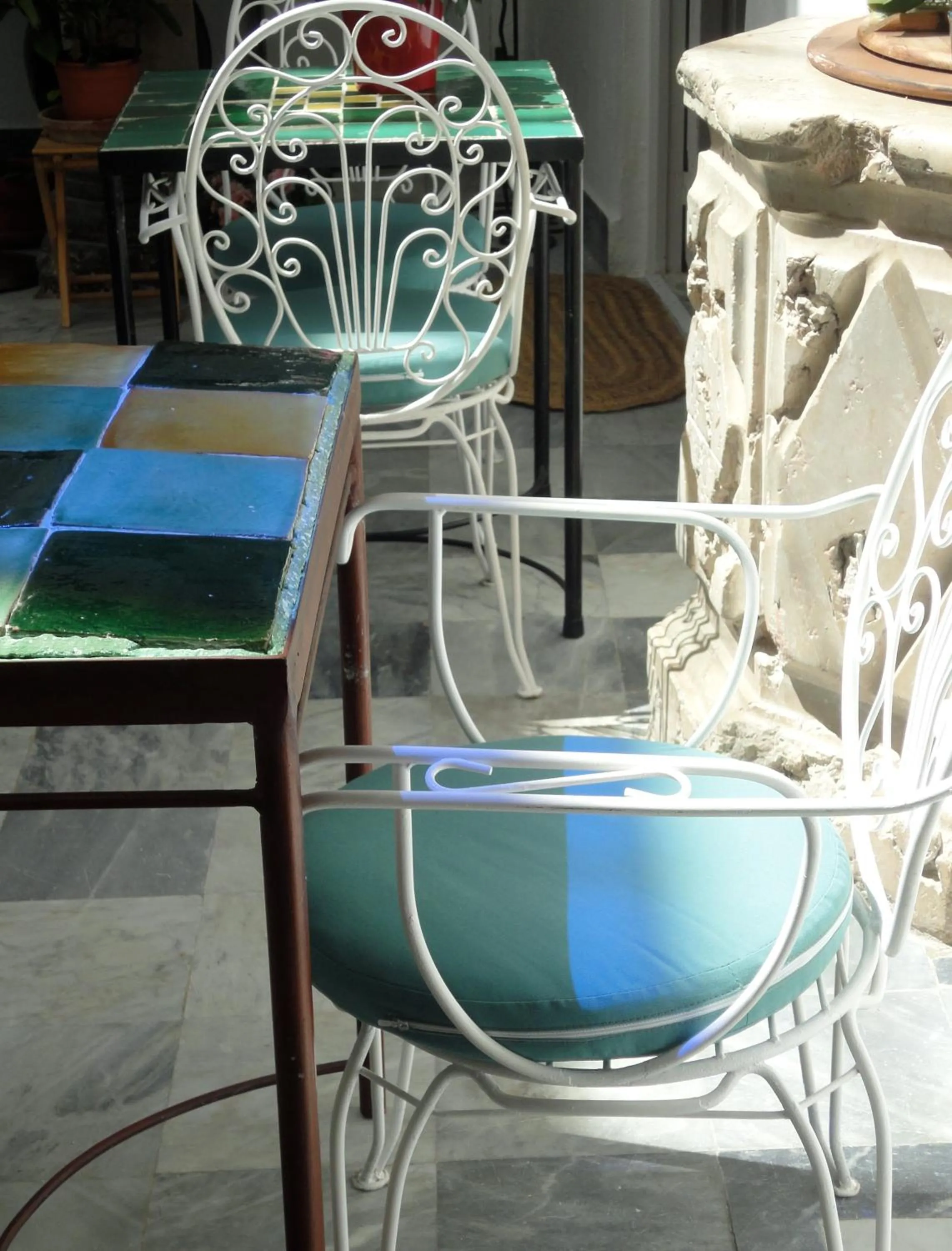 Patio in La Casa Grande